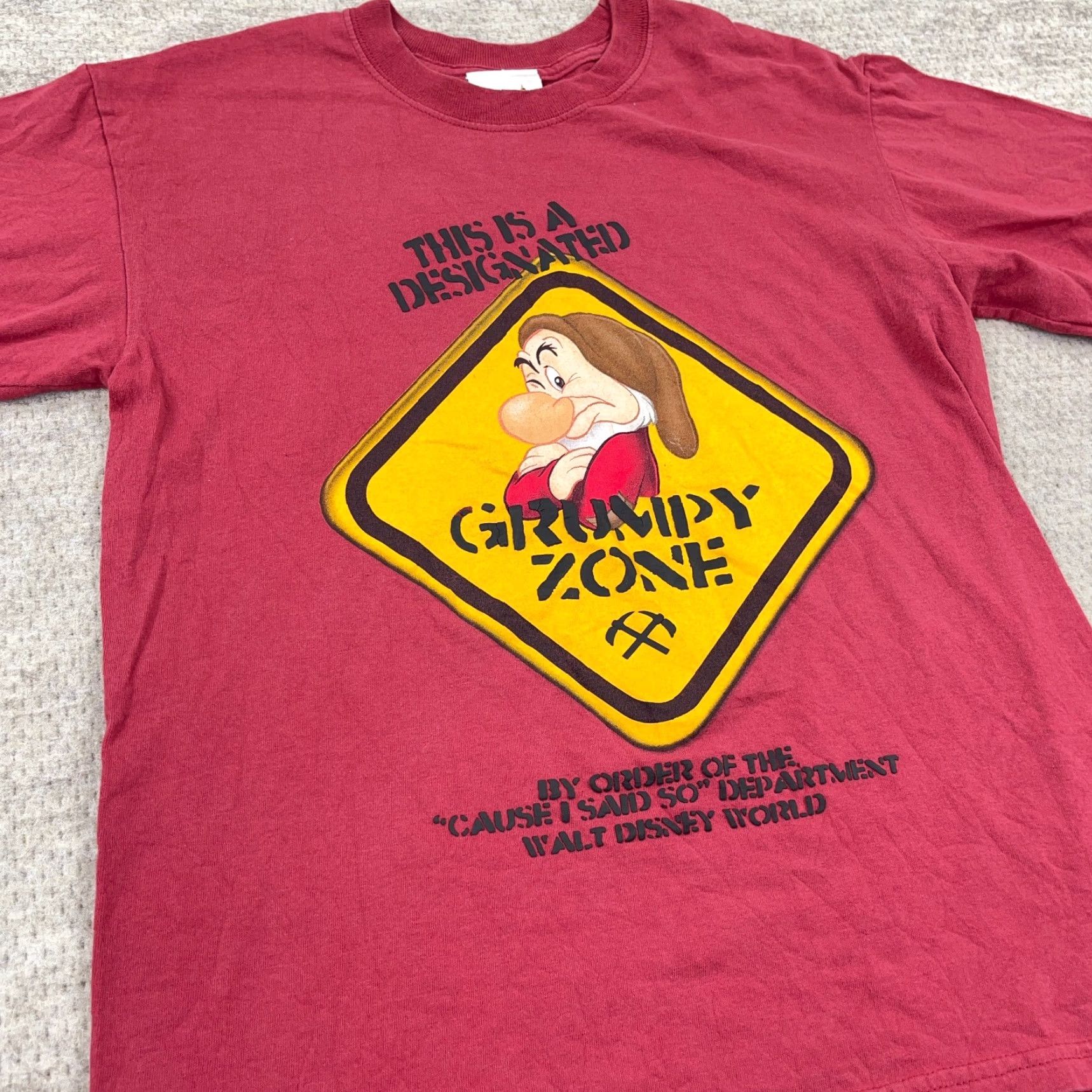 Disney VINTAGE Disney Shirt Men M Red Grumpy Zone Tee Walt World Adult Retro Disney Shirt M Red Grumpy Zone Tee Mens Size US M / EU 48-50 / 2 - 4 Thumbnail