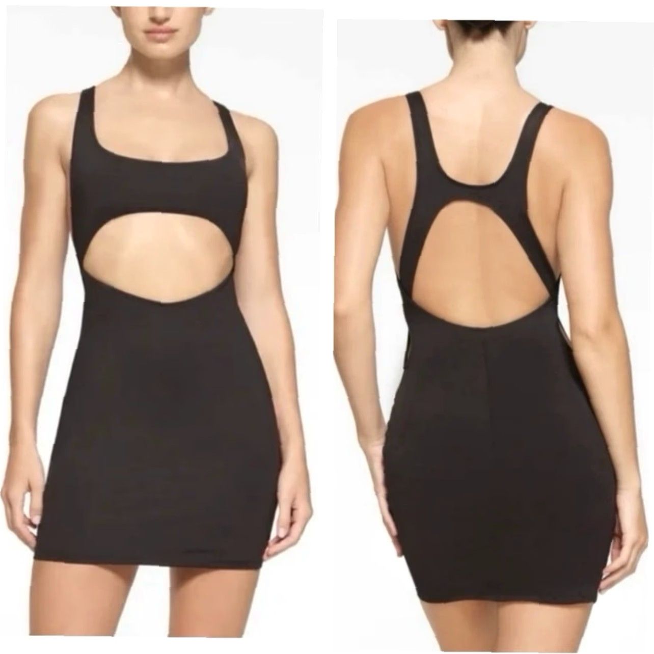 SKIMS SKIMS Swim Cut Out Tank Dress Dress M Black Womens Size M / US 6-8 / IT 42-44 - 4 Thumbnail