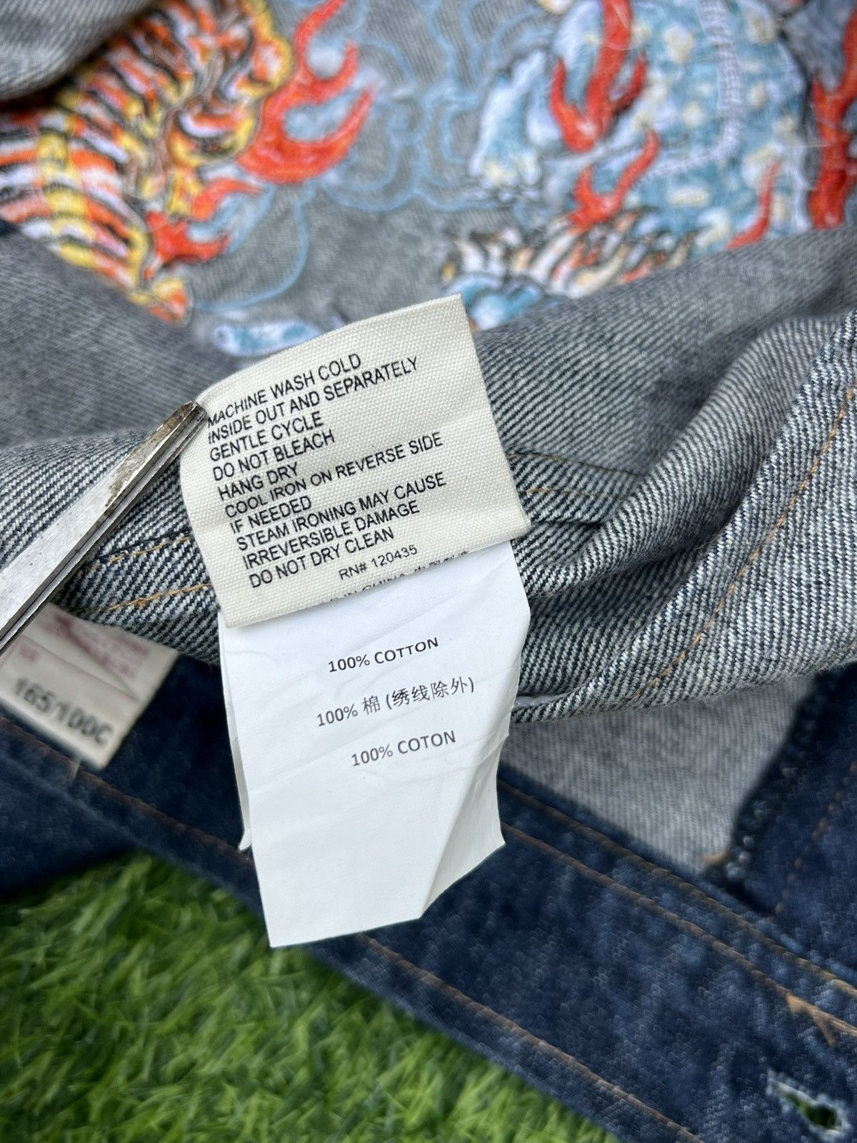 Evisu EVISU Heritage Denim jacket- Dragon&Tiger Ukiyo- Masterpiece Size US S / EU 44-46 / 1 - 9 Thumbnail