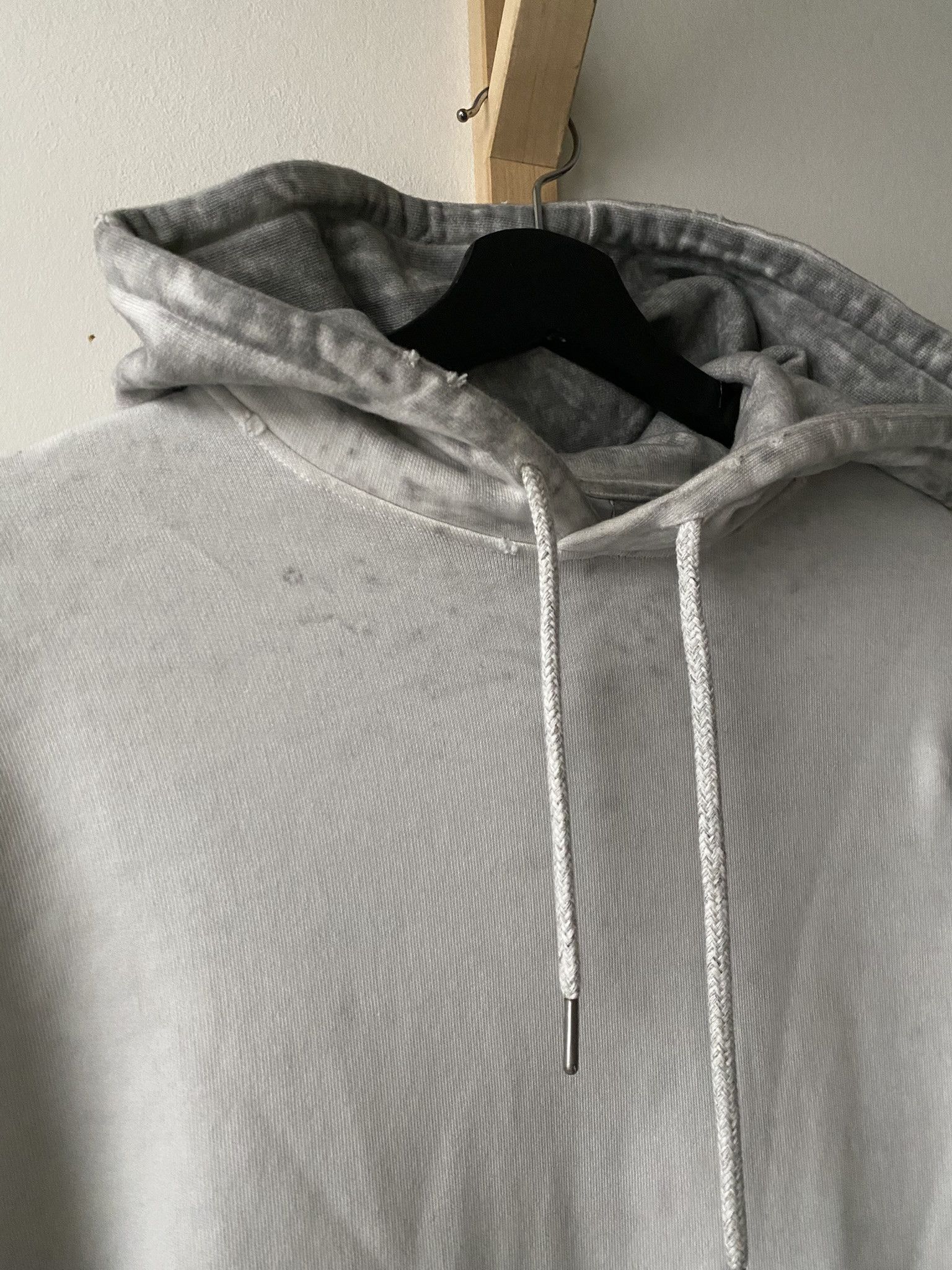 Acne Studios 48/M - Bulky Black Bleached Hoodie Size US M / EU 48-50 / 2 - 10 Thumbnail