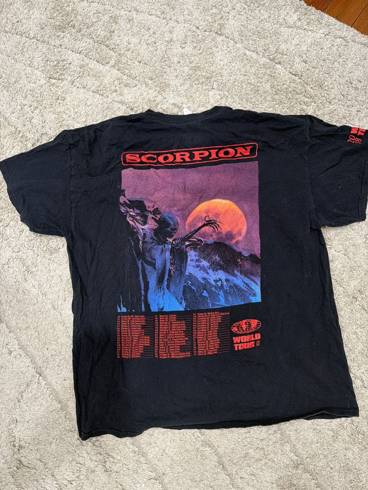 Drake Drake Scorpion Tour Tee Size US XL / EU 56 / 4 - 1 Thumbnail