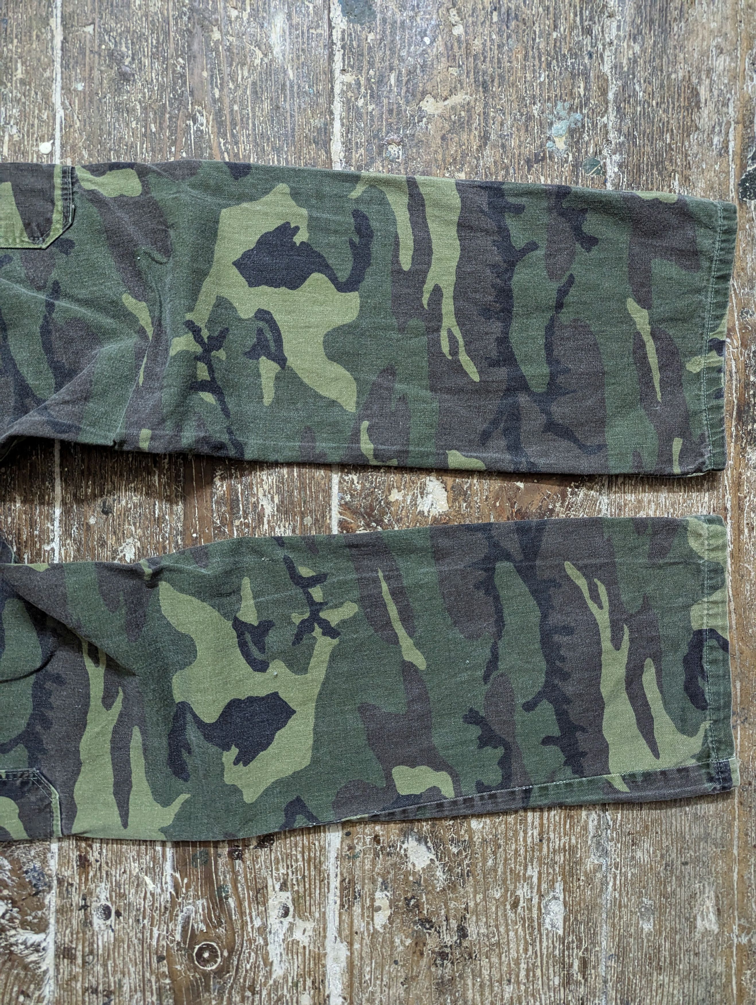 Vintage 90s Fivebrother Camo Army Cargo Pants Size US 28 / EU 44 - 2 Thumbnail