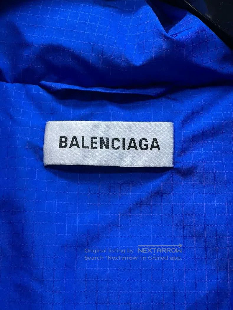 Balenciaga Balenciaga Blue Cotton Hooded Jacket Size XXS / US 00 / IT 34 - 5 Thumbnail