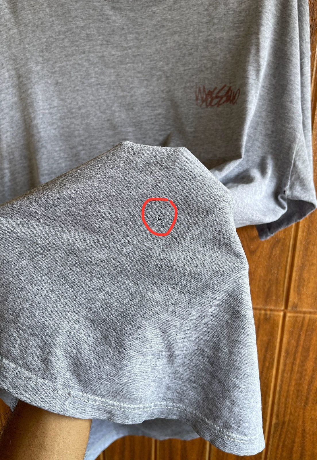 Mossimo Vintage’90s Thrashed🔥MOSSIMO🔥Big Logo Back Hit Faded Tshirt Size US L / EU 52-54 / 3 - 9 Thumbnail