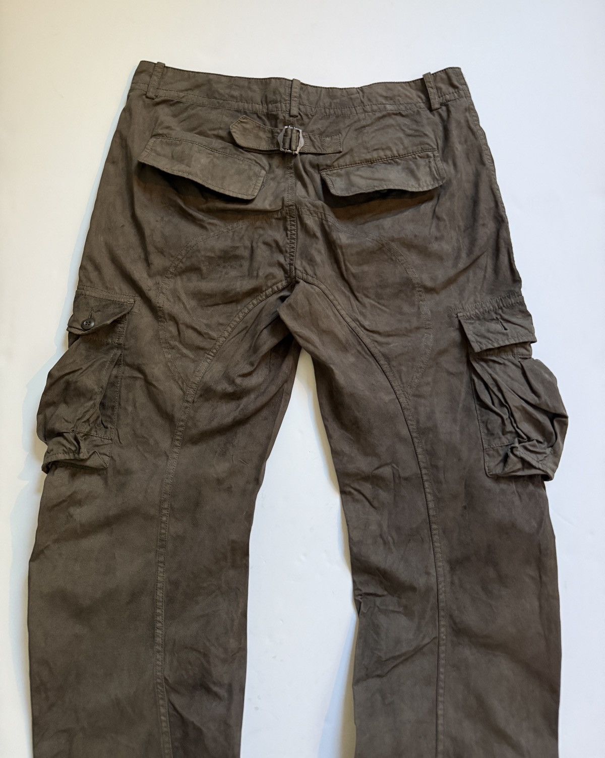 Katharine Hamnett London Katharine Hamnett overdyed flared cargo pant Size US 33 - 9 Thumbnail