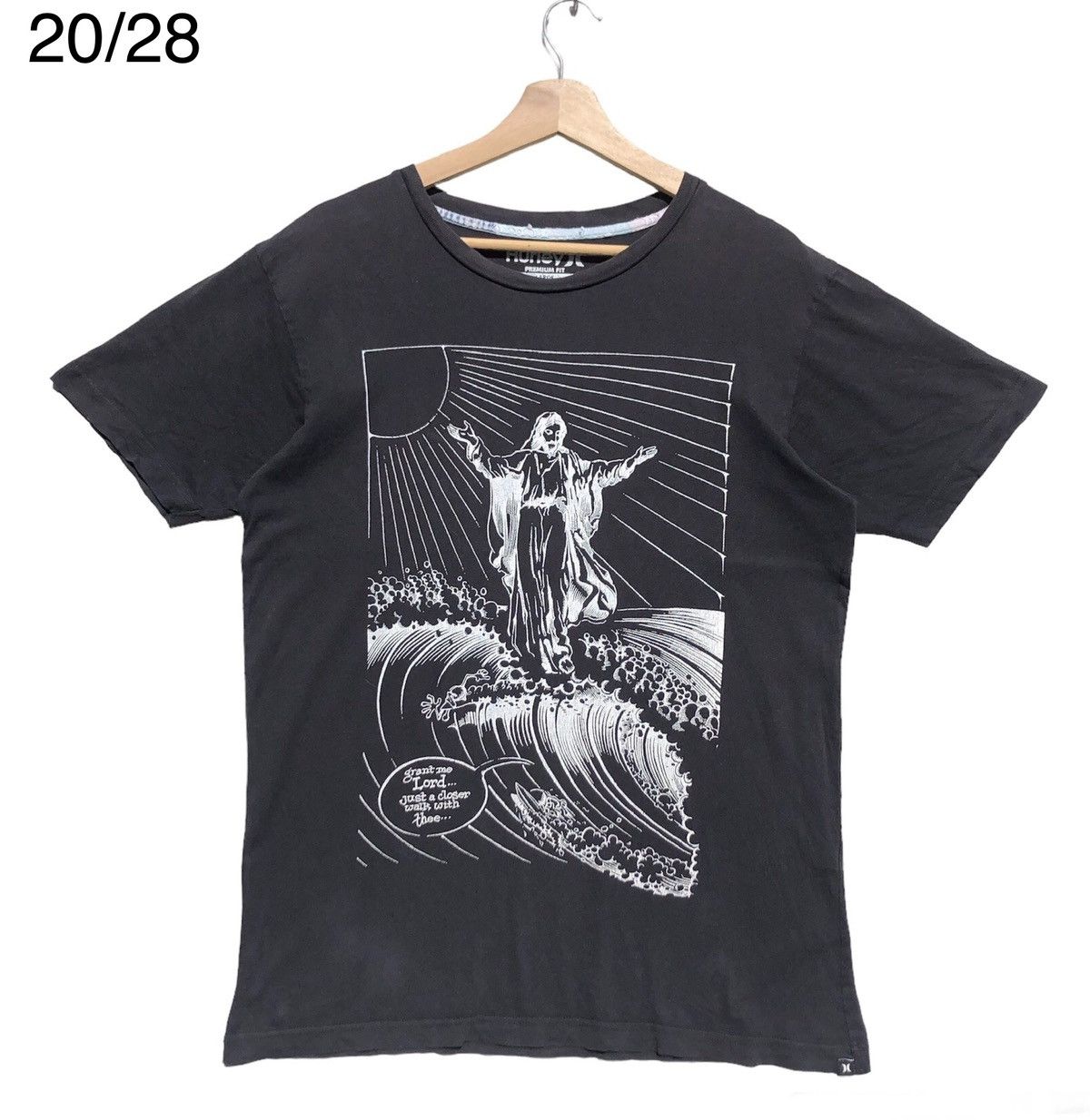 image of Hurley Rick Griffin The Grateful Dead Graphic in Faded Black, Men's (Size Large)