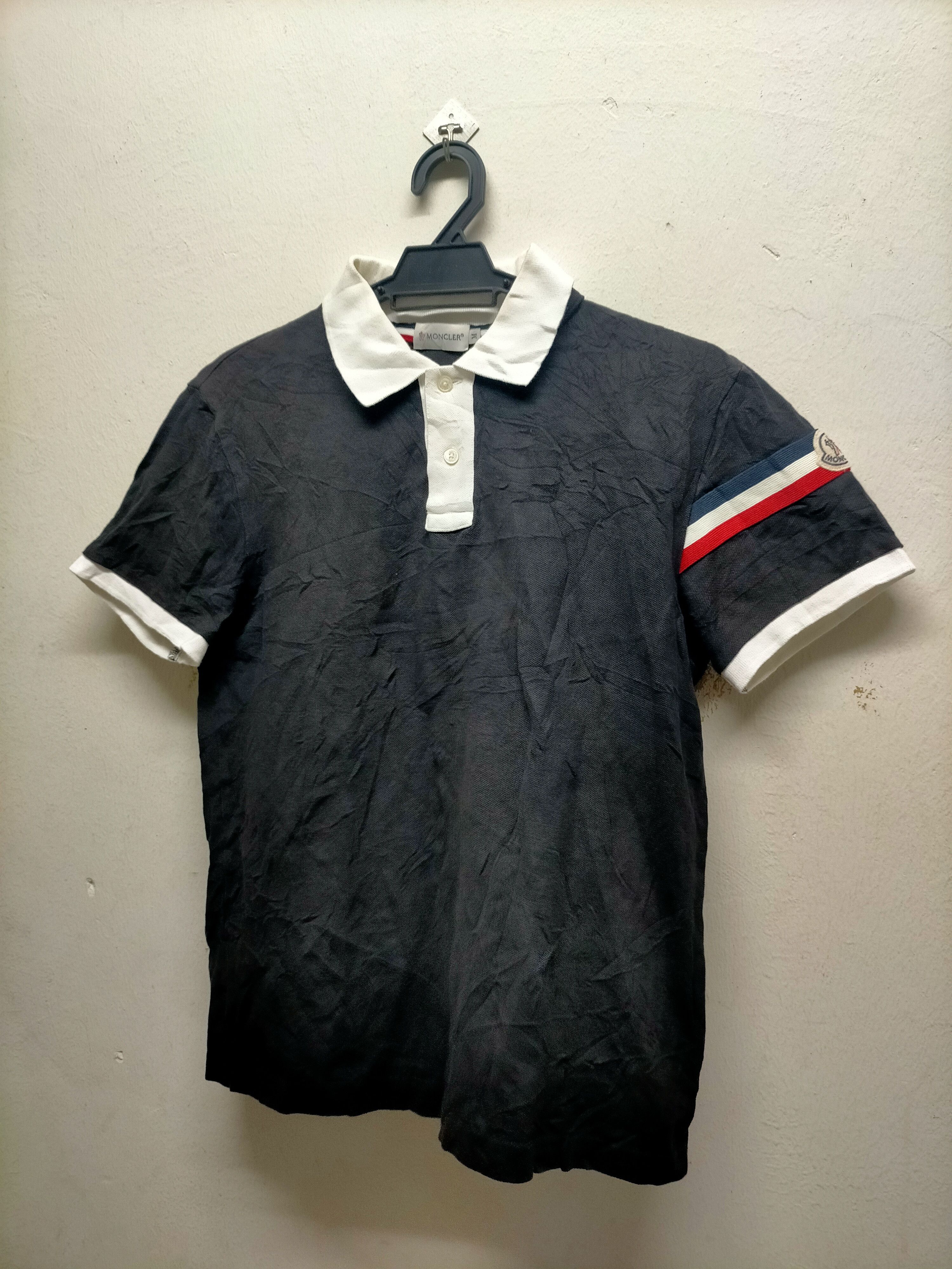 Moncler Moncler Polo Tshirt Size US M / EU 48-50 / 2 - 1 Thumbnail
