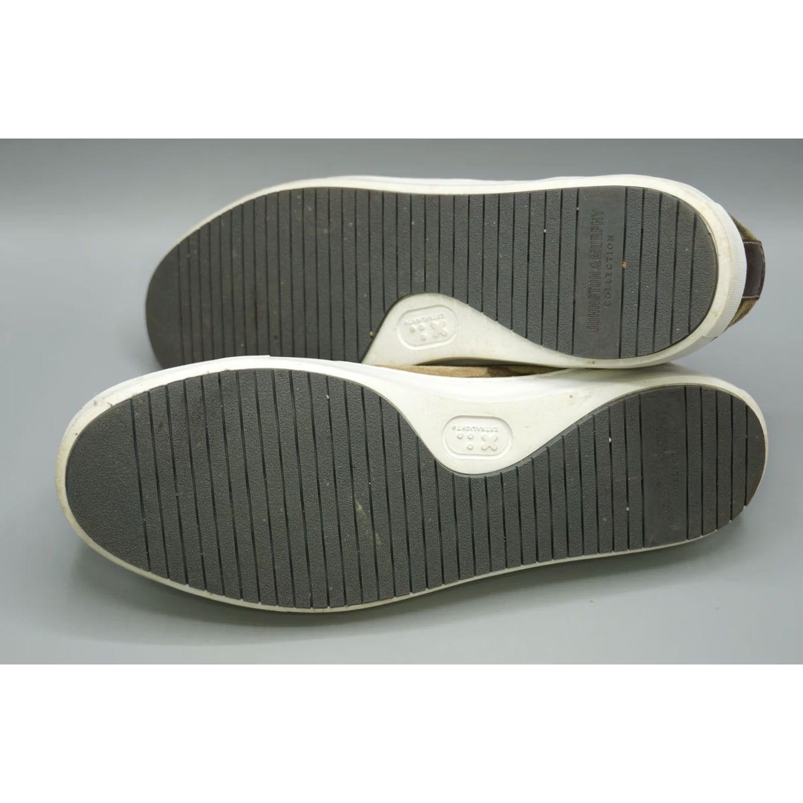 Johnston & Murphy VINTAGE Johnston & Murphy Camouflage Suede Slip-On Casual Sneakers Men 9M Green Brown Tan Camouflage Casual Shoes India Size US 9 / EU 42 - 5 Thumbnail