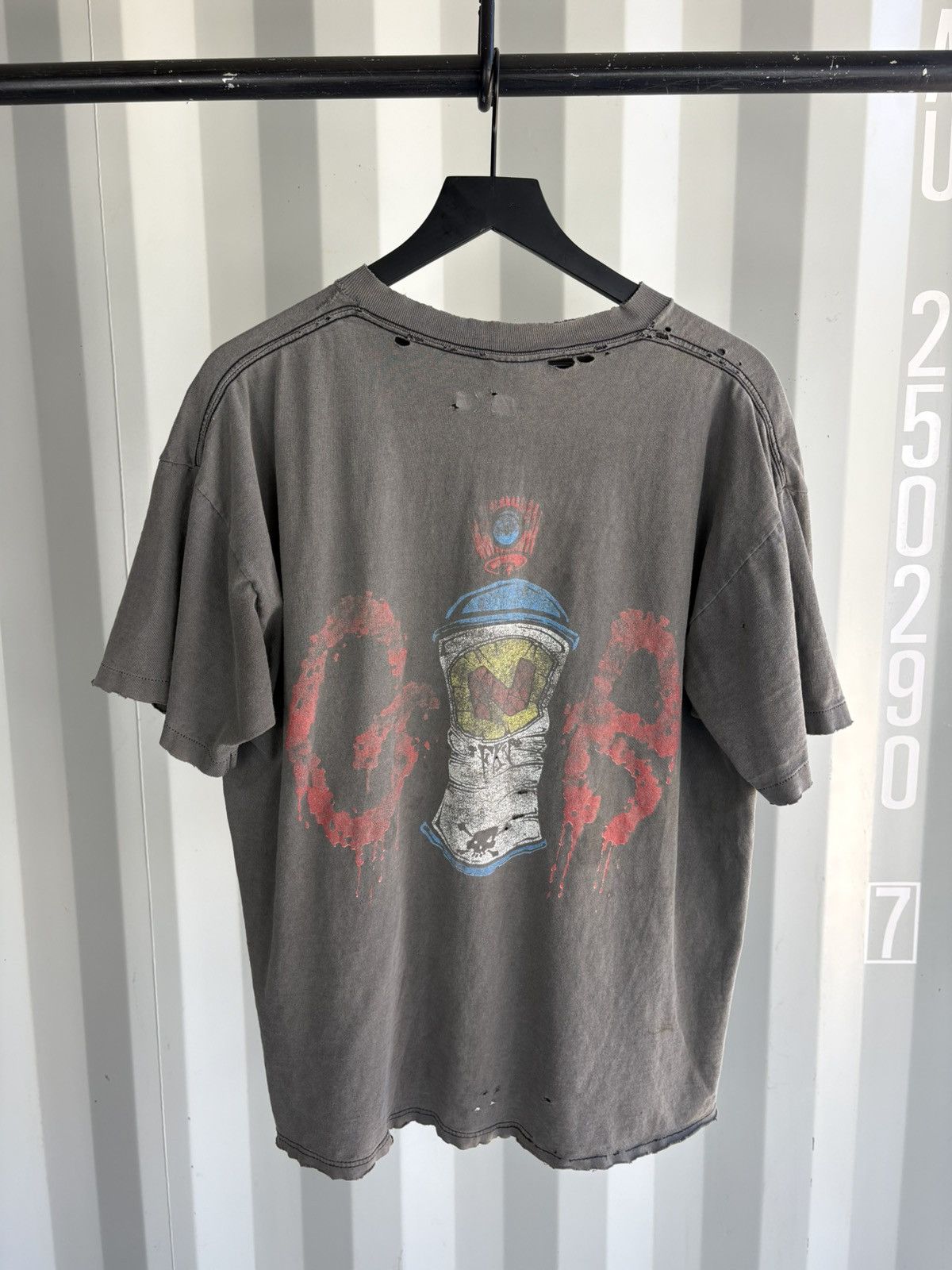 Band Tees Vintage Guns N Roses Distressed Faded Shirt Boxy Grunge Band Size US XL / EU 56 / 4 - 3 Thumbnail