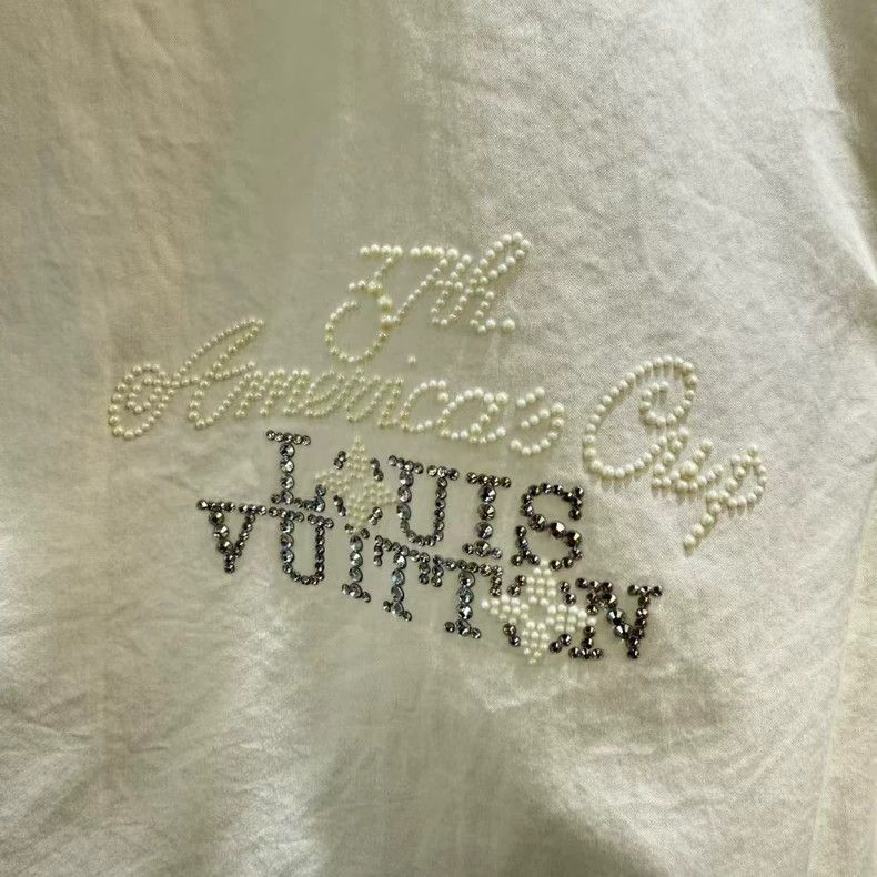 Louis Vuitton LV Louis Vuitton Long Sleeve Shirt with Logo -2505 Size US XL / EU 56 / 4 - 2 Thumbnail