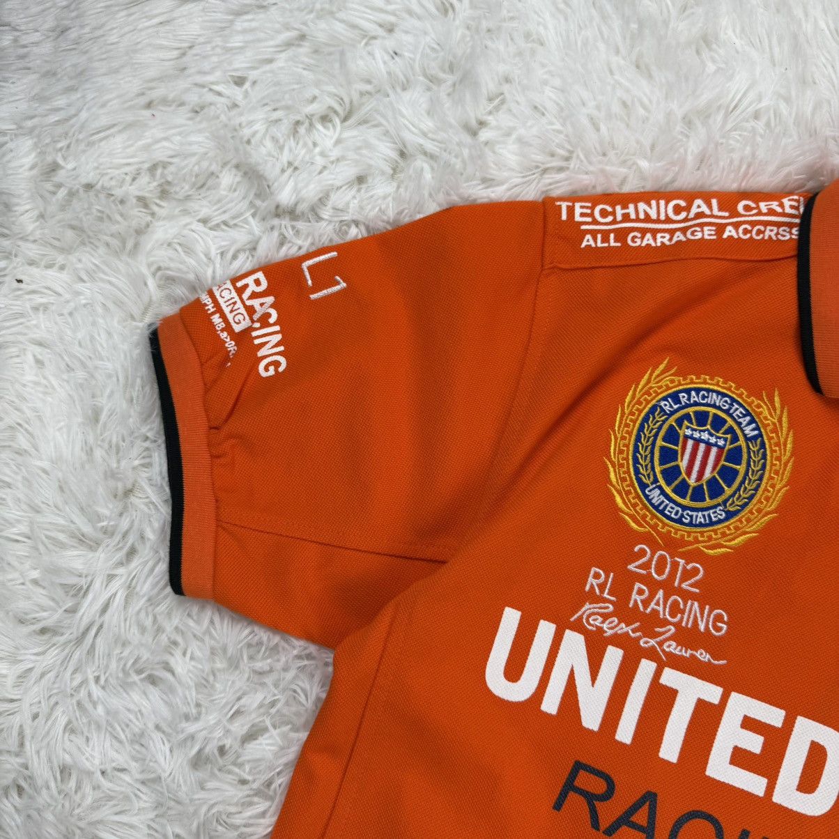 Polo Ralph Lauren Polo Ralph Lauren Orange USA Racing Shirt Team 2012 Size US M / EU 48-50 / 2 - 6 Thumbnail