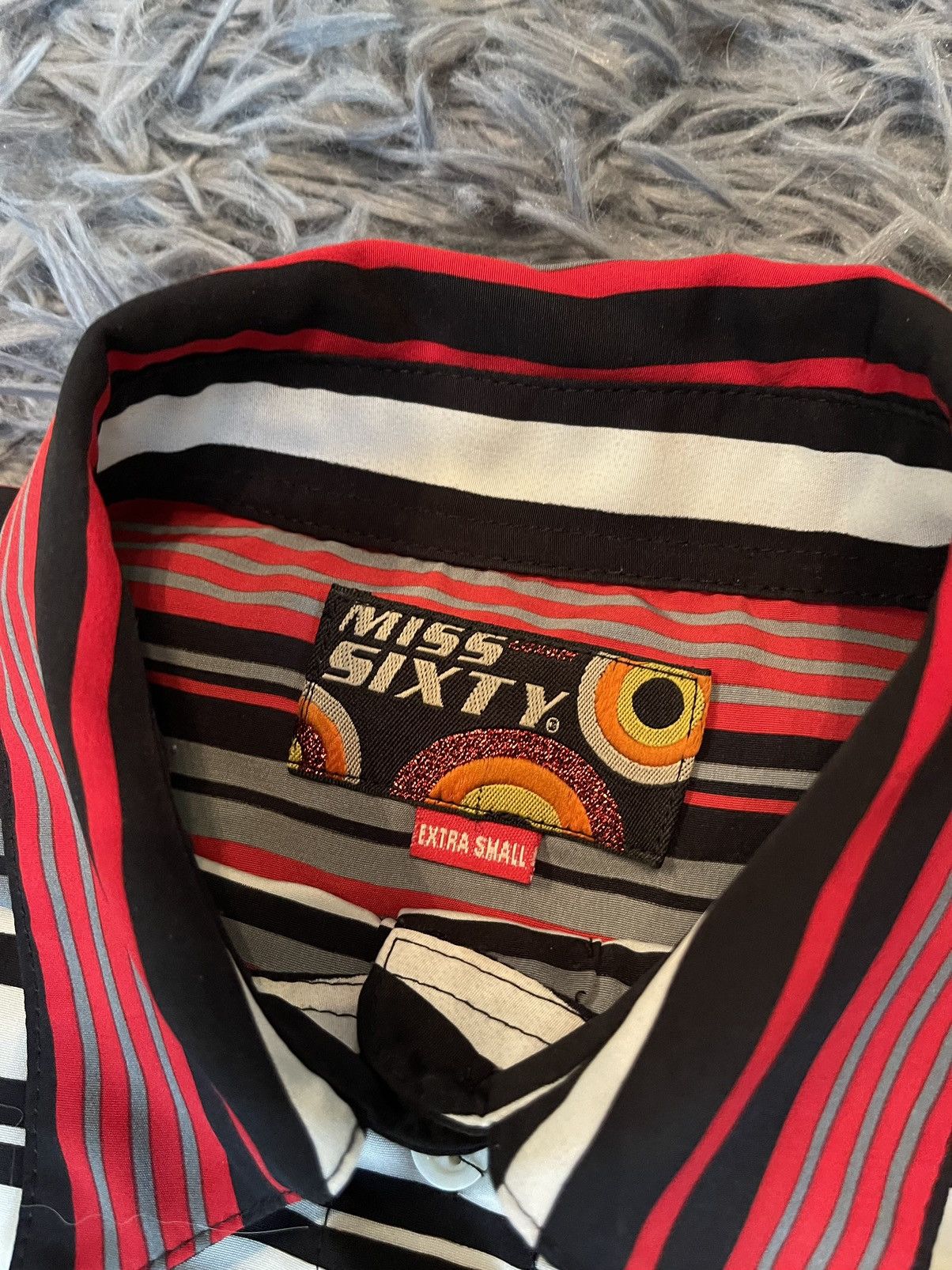 Miss Sixty × Vintage Miss Sixty Y2K vintage signed blouse shirt Size XS / US 0-2 / IT 36-38 - 5 Thumbnail