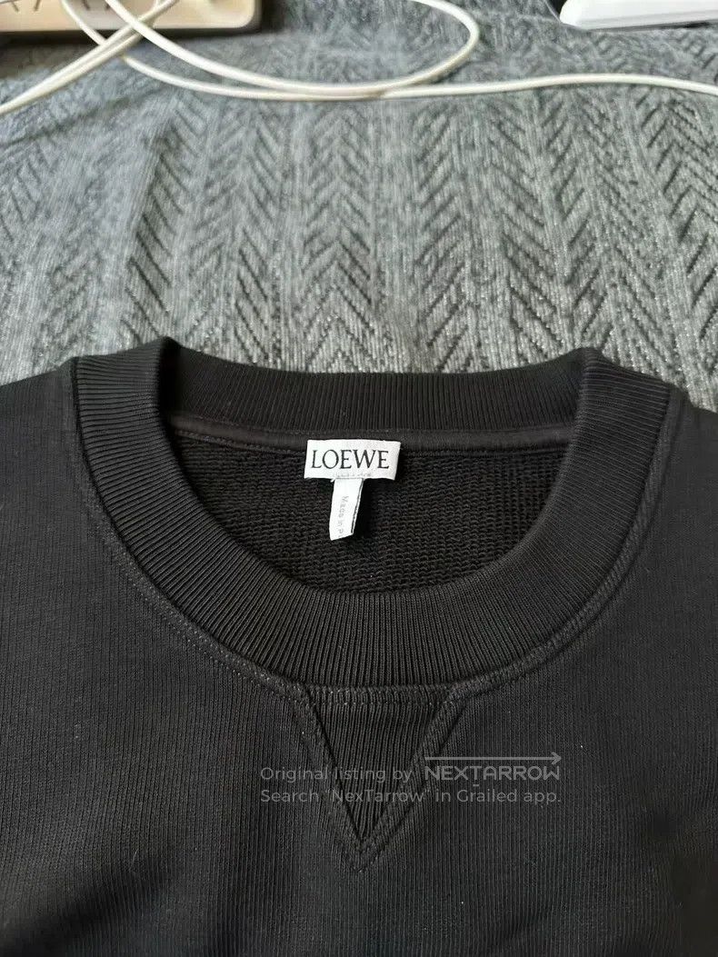 Loewe Loewe Black and Gold Embroidered Logo Hoodie Size L / US 10 / IT 46 - 3 Thumbnail