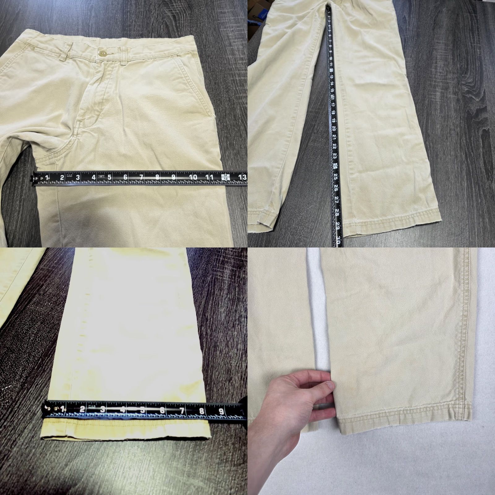 Patagonia Patagonia Chino Pant Mens 31x30 Beige Canvas Straight Casual Workwear Size US 31 - 9 Thumbnail