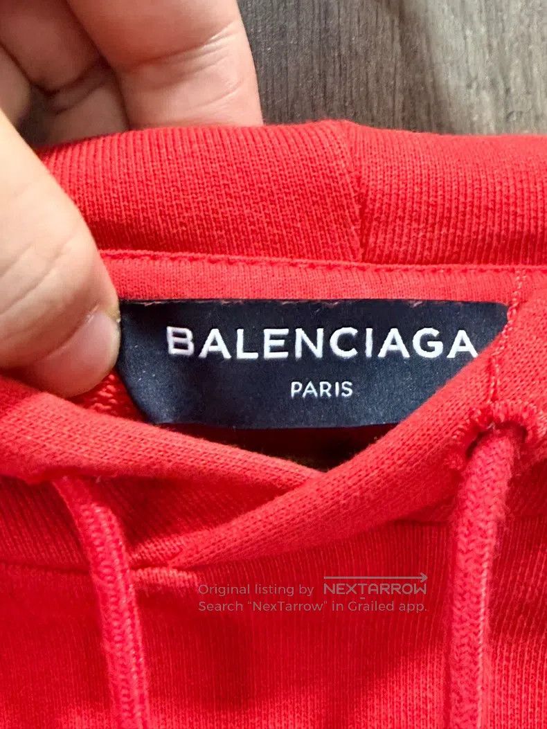 Balenciaga Balenciaga Red Coke Logo Hoodie Size US XL / EU 56 / 4 - 6 Thumbnail