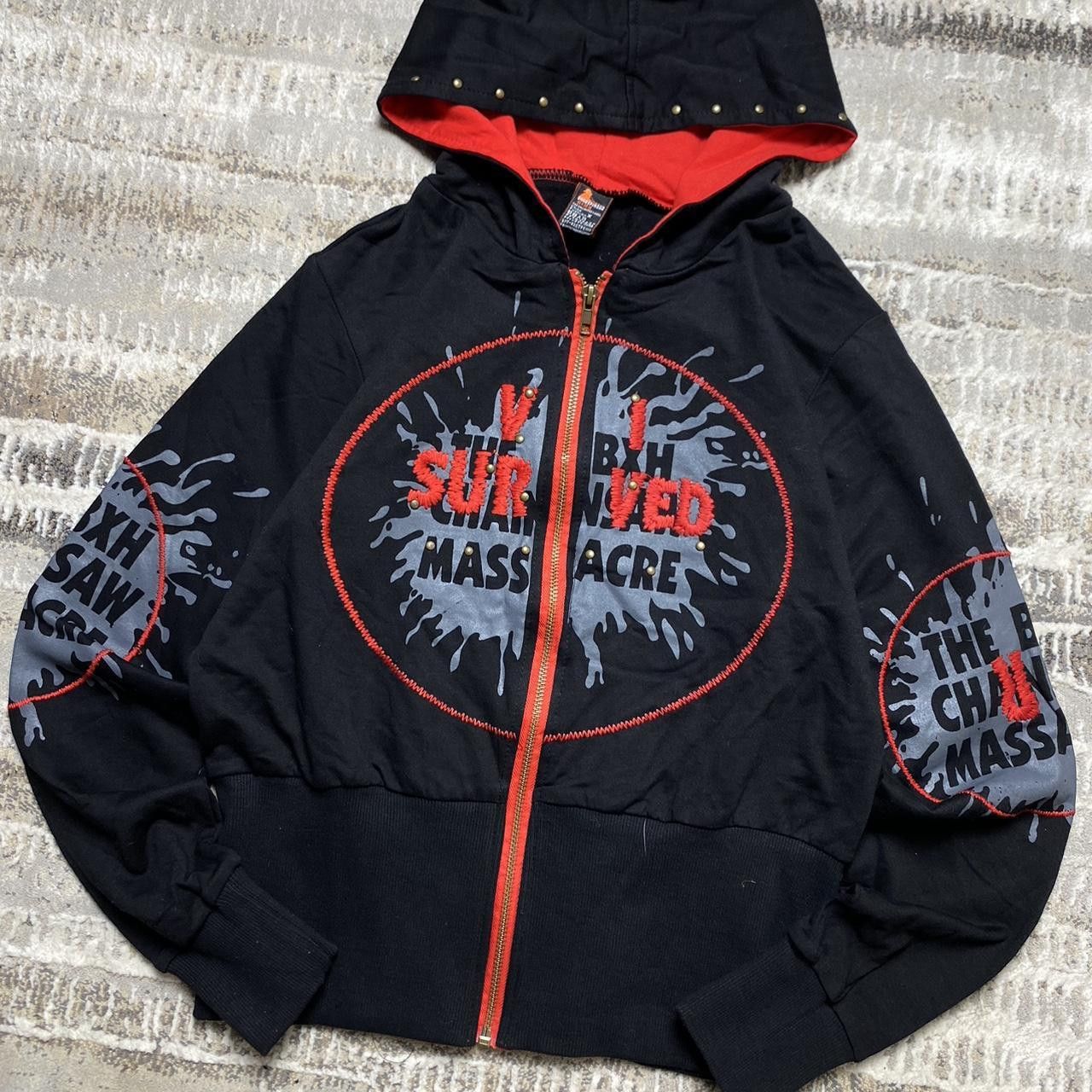 Japanese Brand 00s Japan Style Hoodie Black S Size S / US 4 / IT 40 - 2 Thumbnail