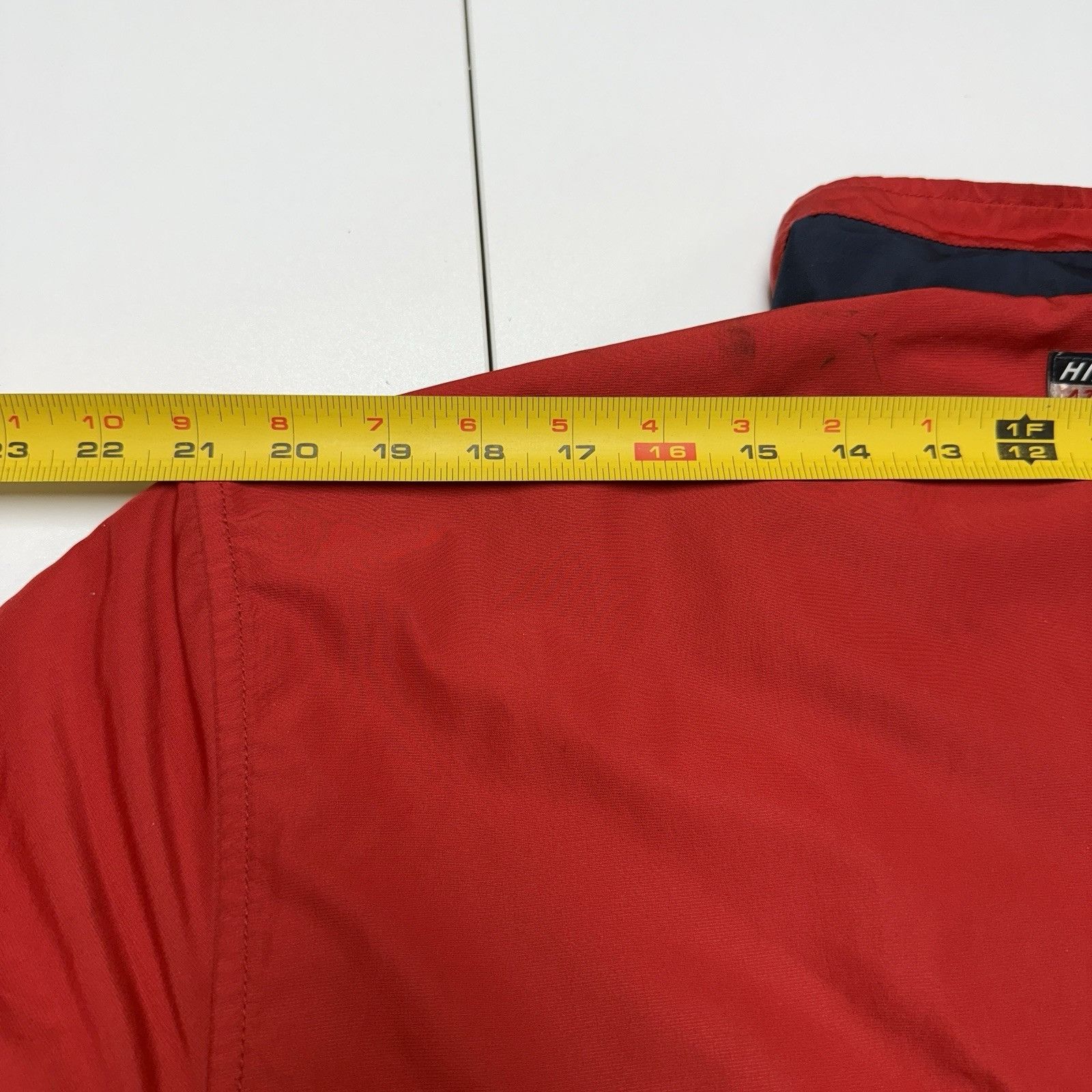 Tommy Hilfiger Vintage Hilfiger Athletic Windbreaker Jacket Mens L Red Size US L / EU 52-54 / 3 - 22 Thumbnail