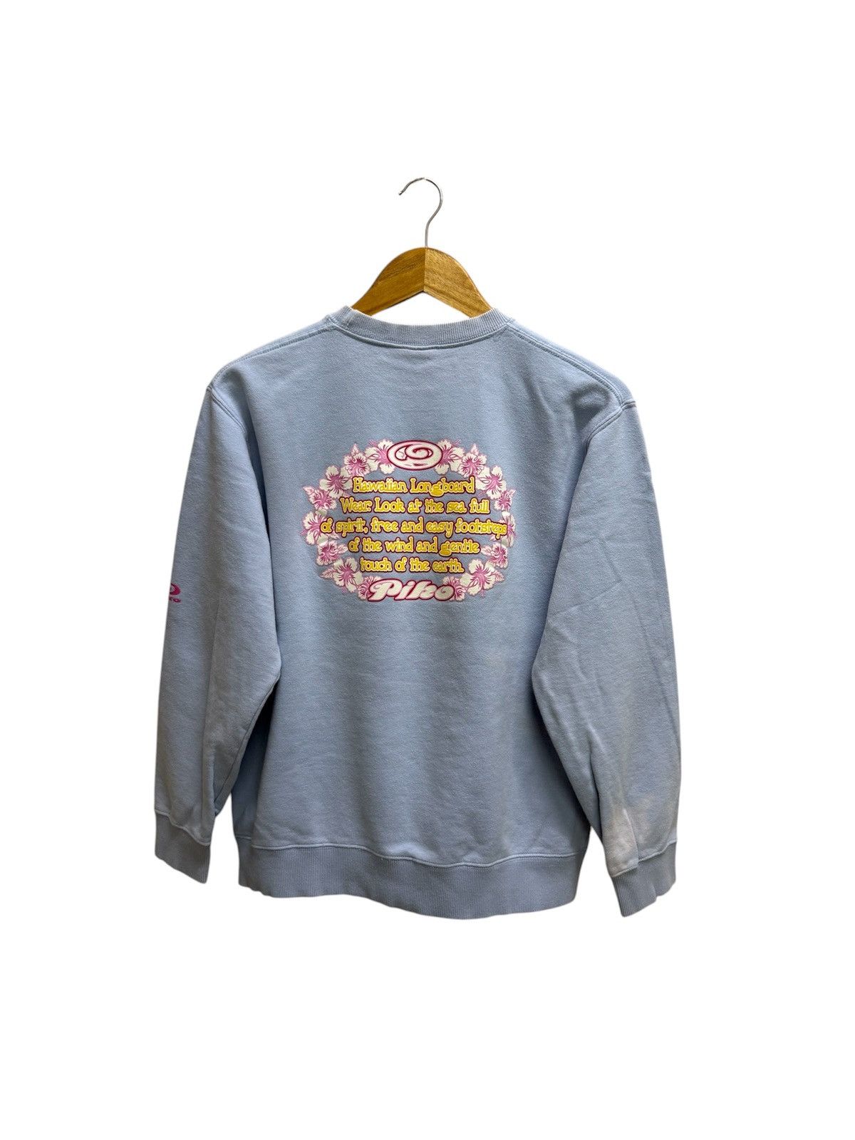 Vintage Vintage Piko Hawaiian Longboard Backhit Spellout Sweatshirt Size M / US 6-8 / IT 42-44 - 1 Thumbnail