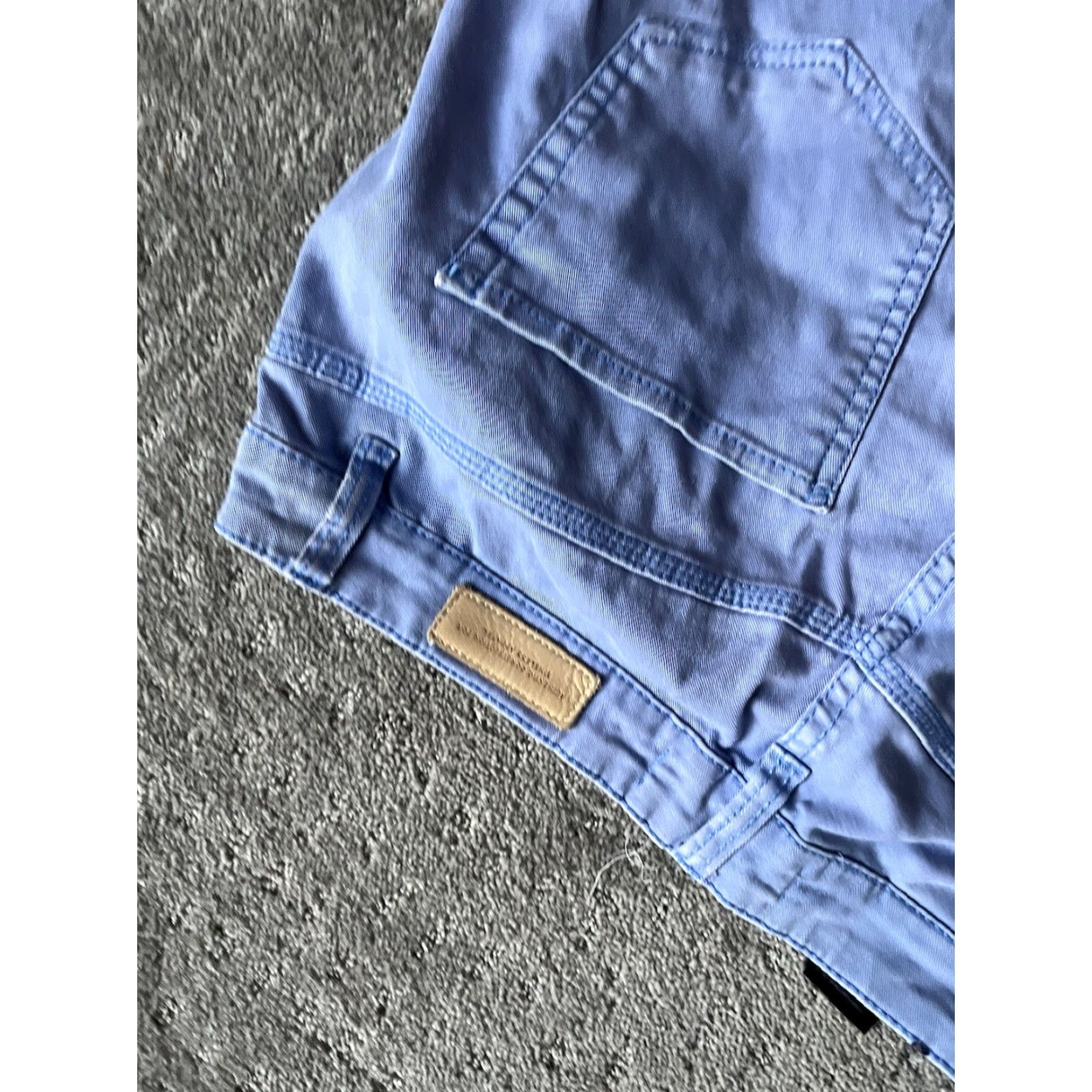 H&M H&M Dress Pants Women 8 Blue Flat Front Slim Ankle Zip Business Casual Trousers Regular Fit Size 30" / US 8 / IT 44 - 5 Thumbnail