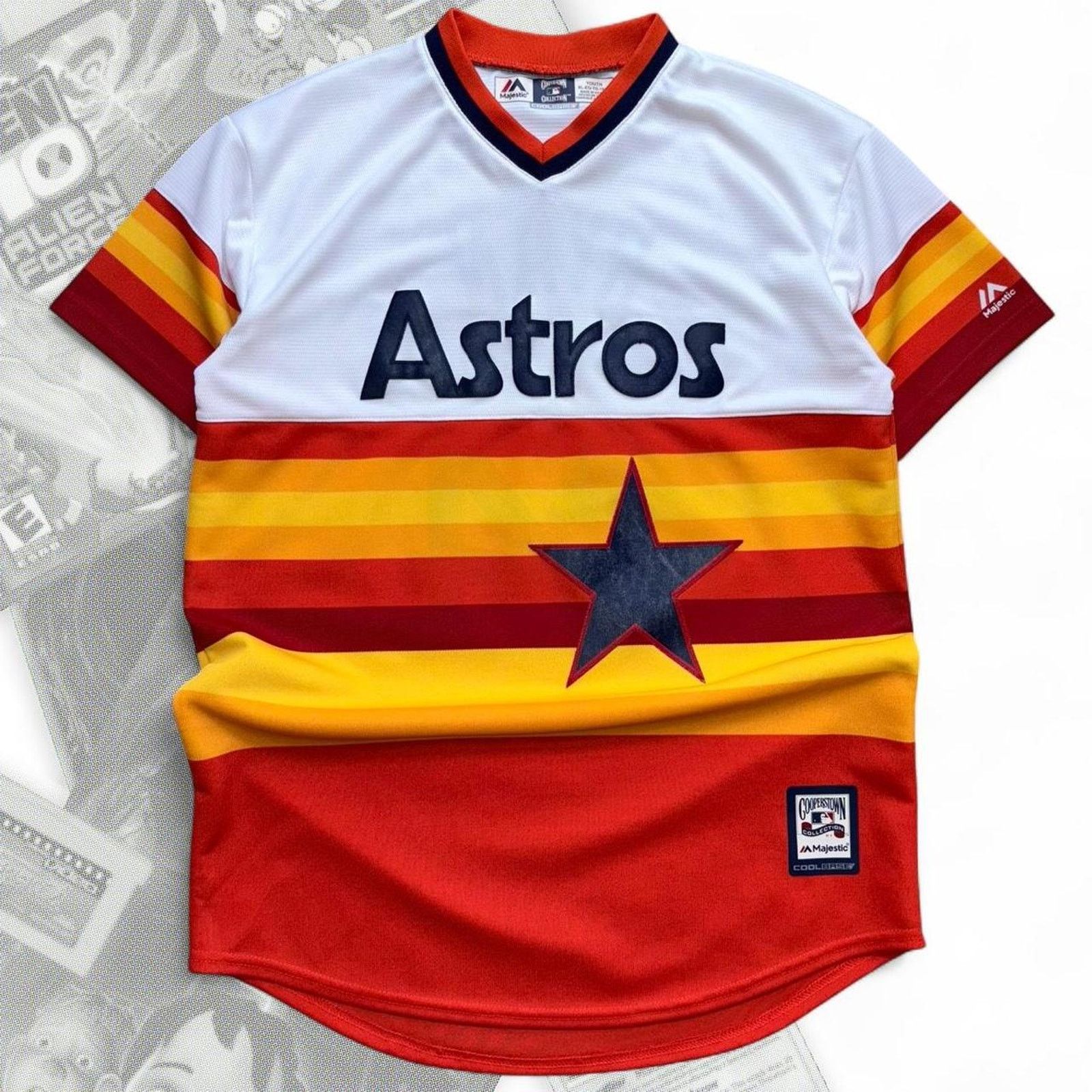 & Other Stories Red/Yellow Ryan 20 Houston Astros Majestic MLB Jersey Size US M / EU 48-50 / 2 - 1 Thumbnail
