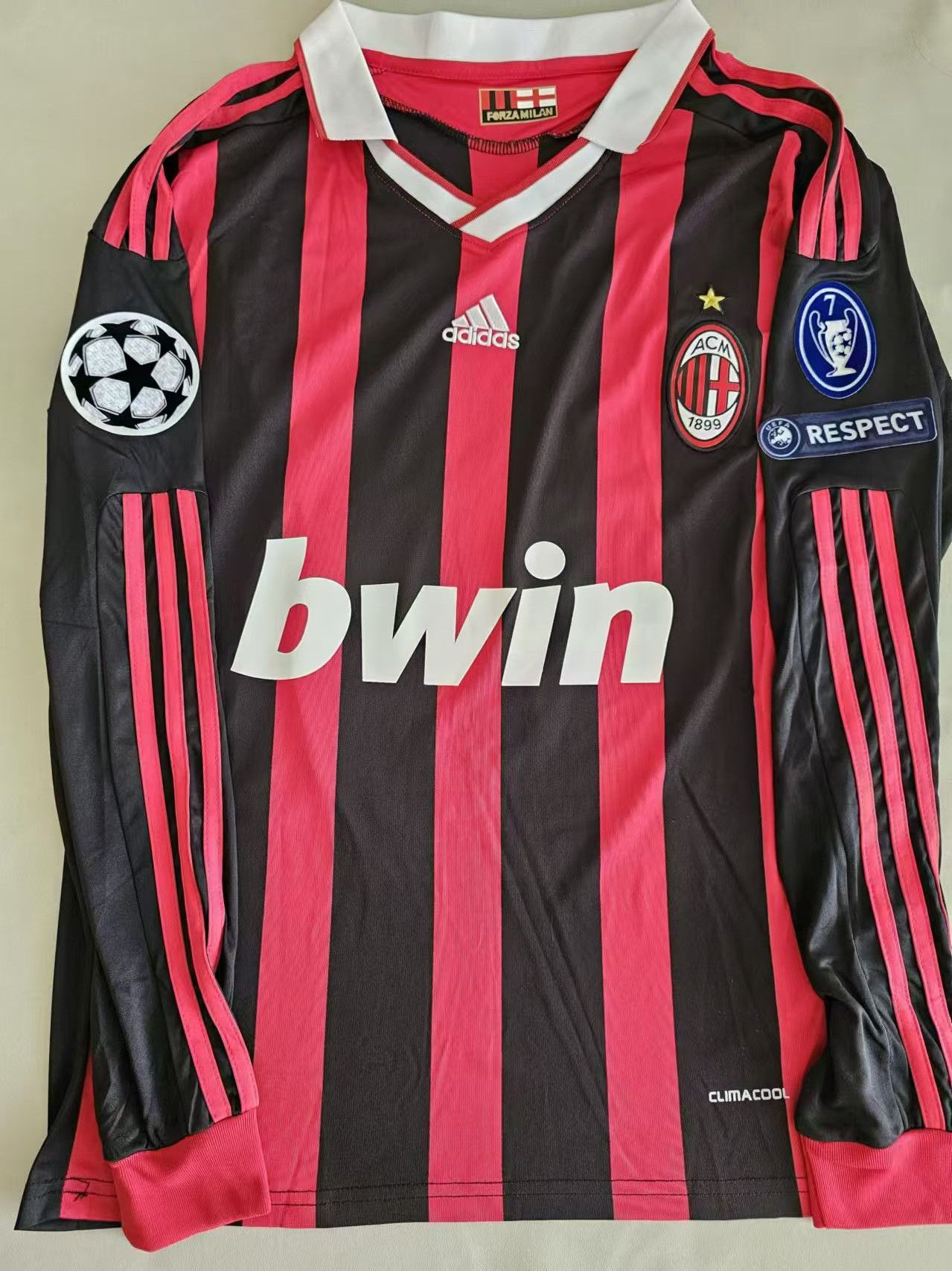 Other 2009 2010 AC Milan #80 Ronaldinho Jersey Size US XL / EU 56 / 4 - 2 Thumbnail