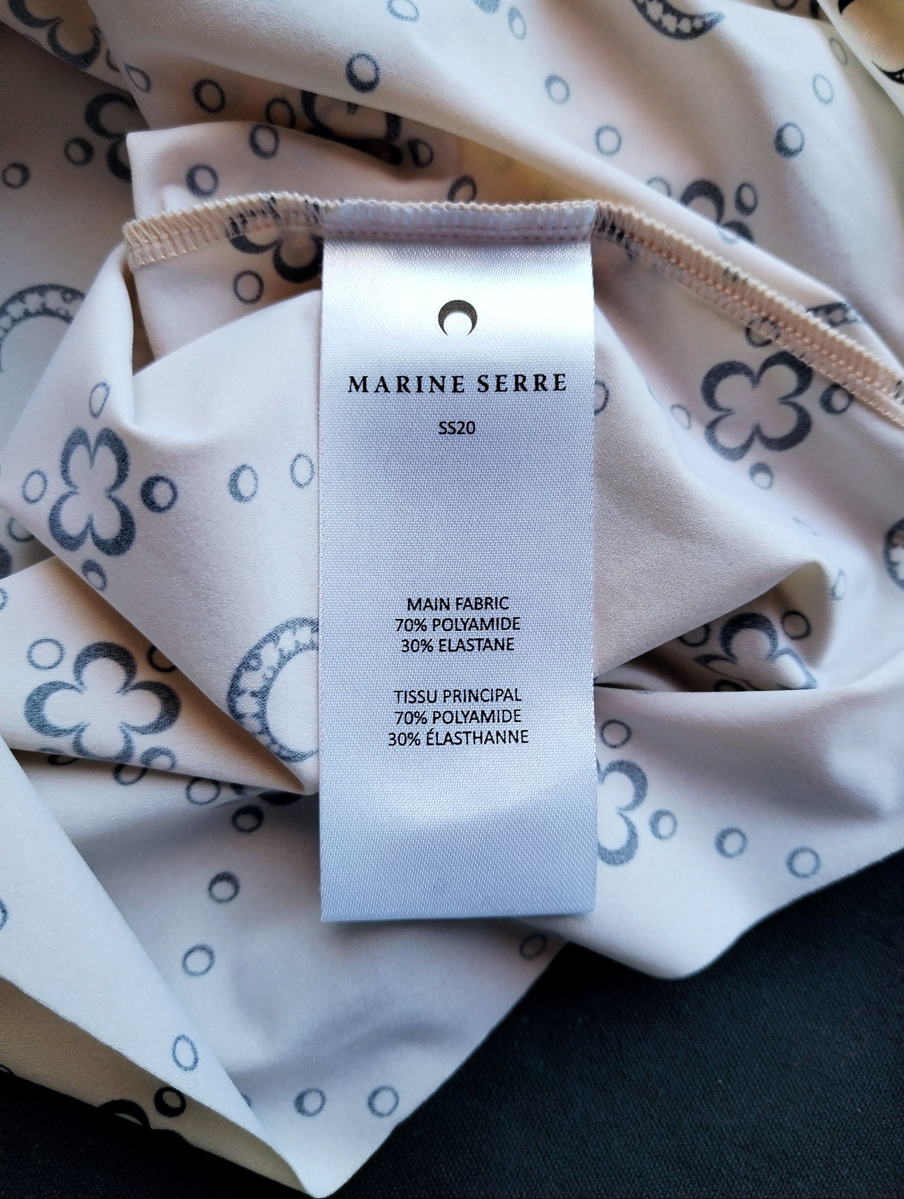 Marine Serre Second skin monogrammed top Size XS / US 0-2 / IT 36-38 - 5 Thumbnail