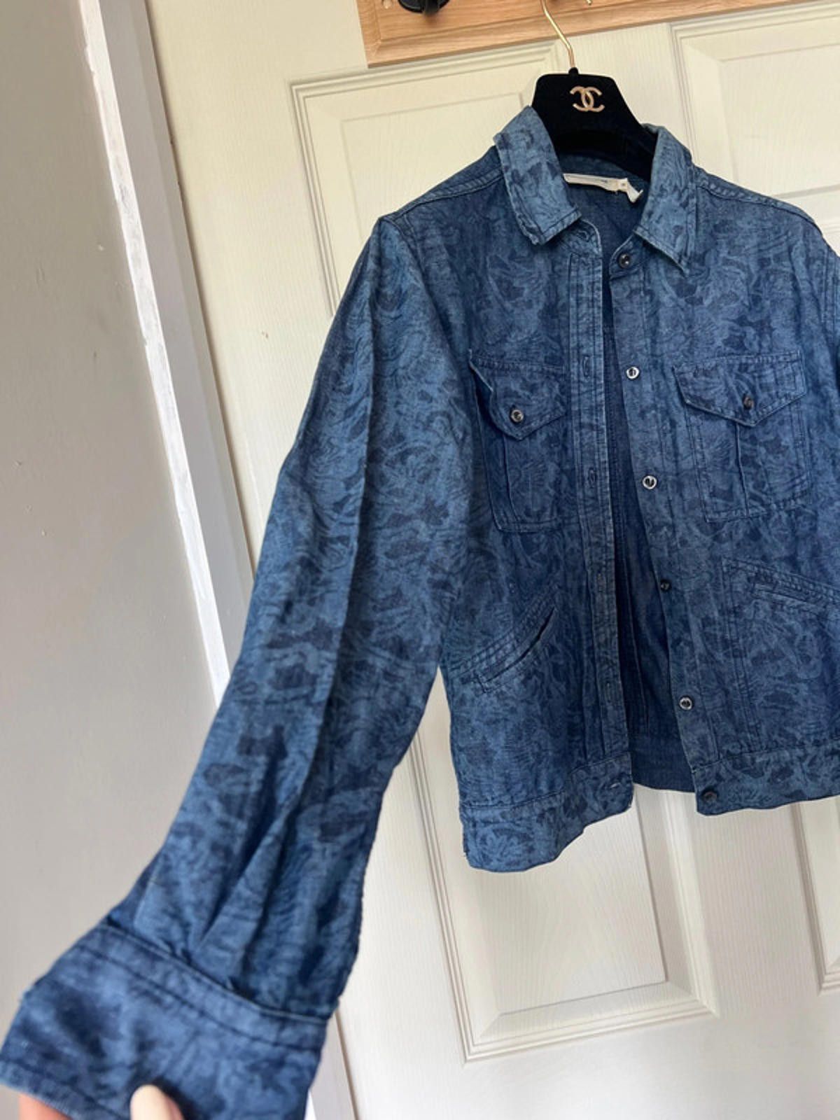 Isabel Marant Isabel Marant blue printed denim jacket uk 10 Size M / US 6-8 / IT 42-44 - 5 Thumbnail