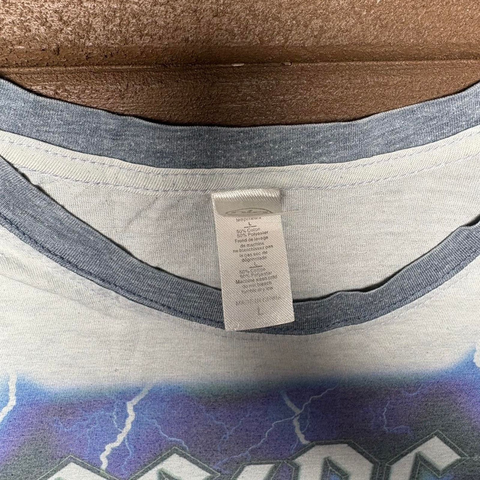Tultex Y2K AC DC Ringer Band Shirt Size US L / EU 52-54 / 3 - 3 Thumbnail