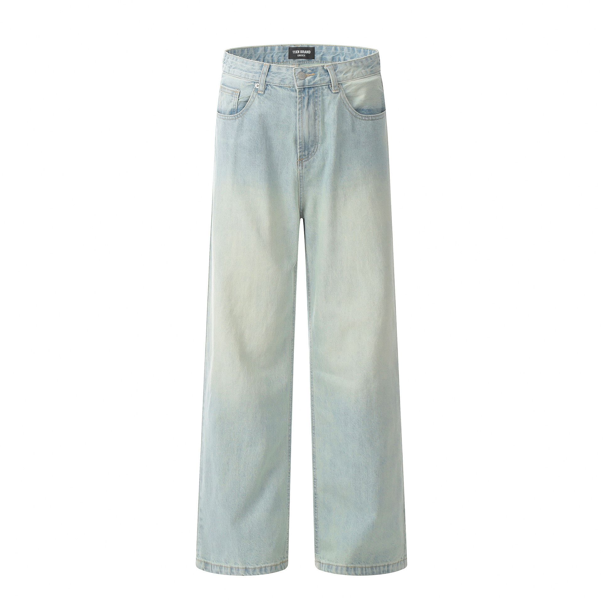 Vintage American men's vintage loose casual straight leg jeans Size US 32 / EU 48 - 1 Thumbnail