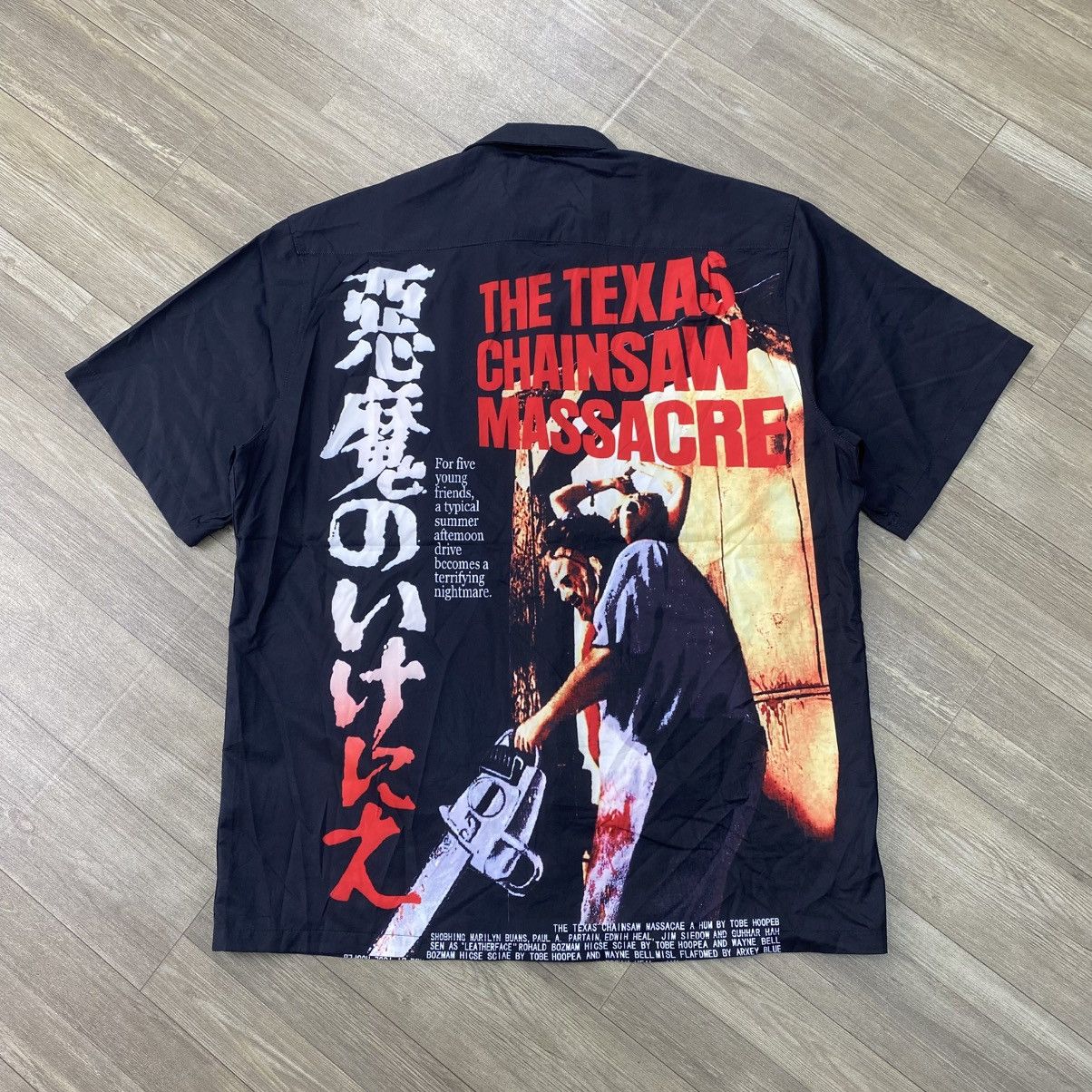 Wacko Maria Wacko Maria Black 'The Texas Chainsaw Massacre' Shirt Size US L / EU 52-54 / 3 - 14 Thumbnail