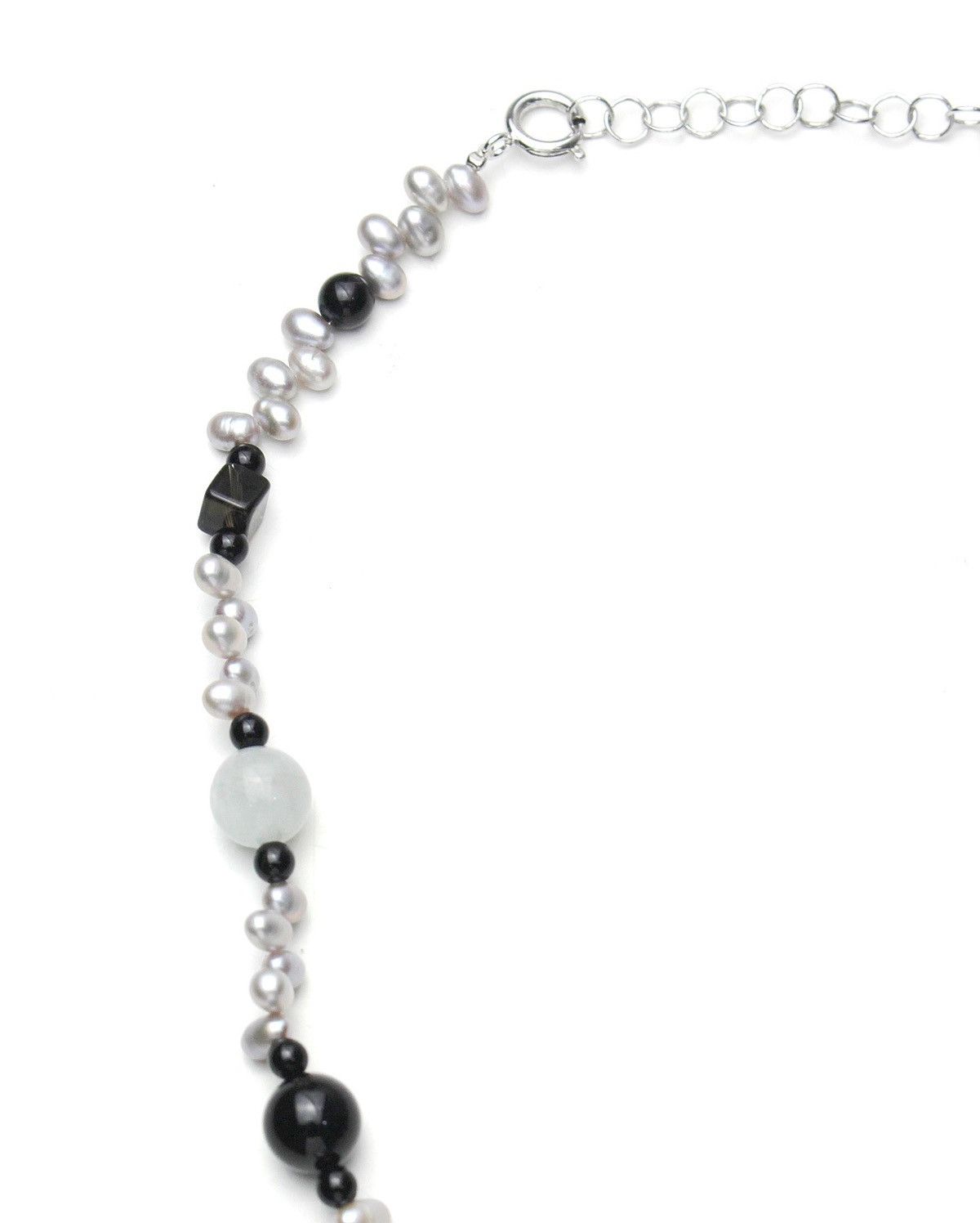 Japanese Brand 2000S JAPANESE MADE STERLING CHARM GEMSTONE BEADS NECKLACE Size ONE SIZE - 9 Thumbnail