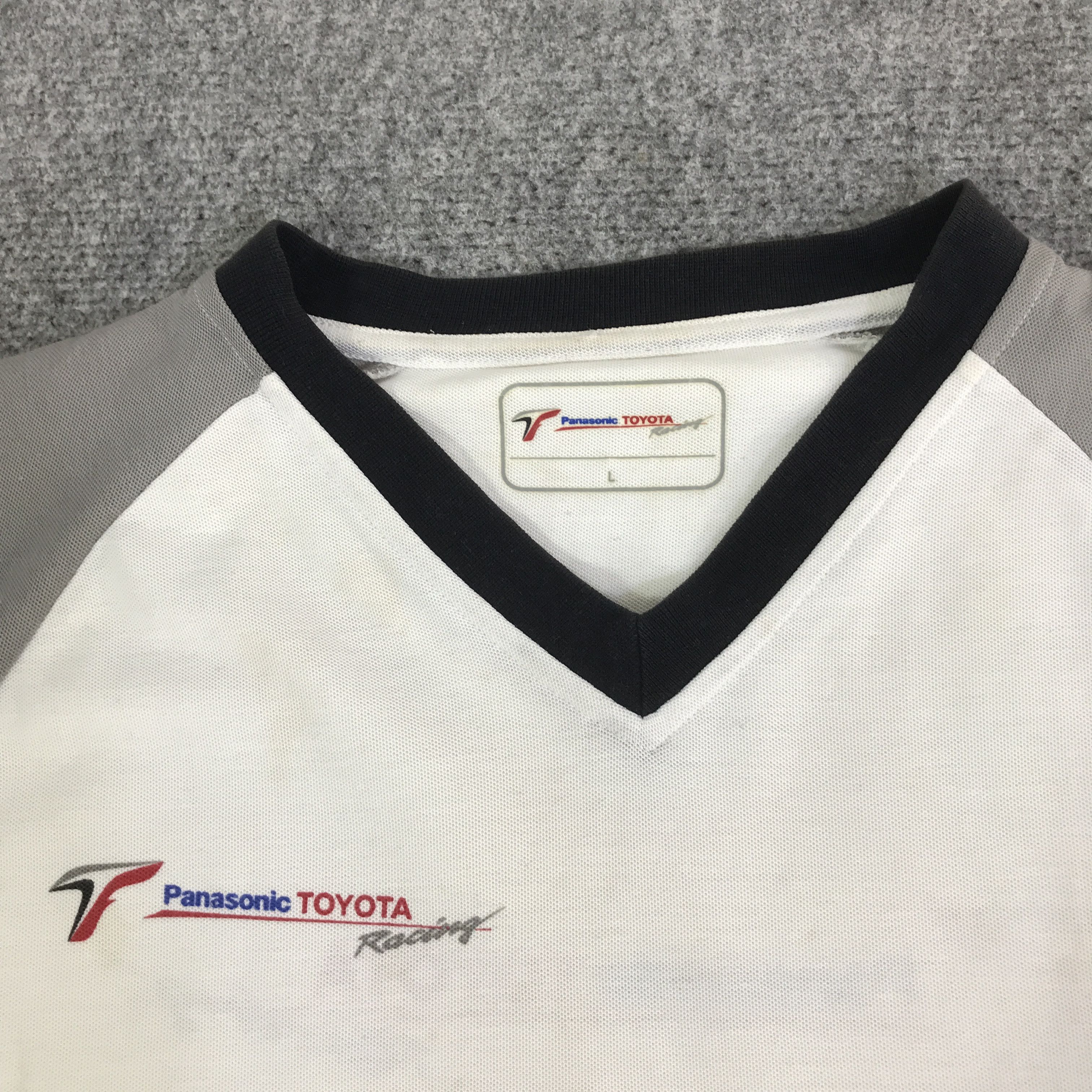 Japanese Brand panasonic x toyota racing t-shirt K117B5 Size US L / EU 52-54 / 3 - 7 Thumbnail