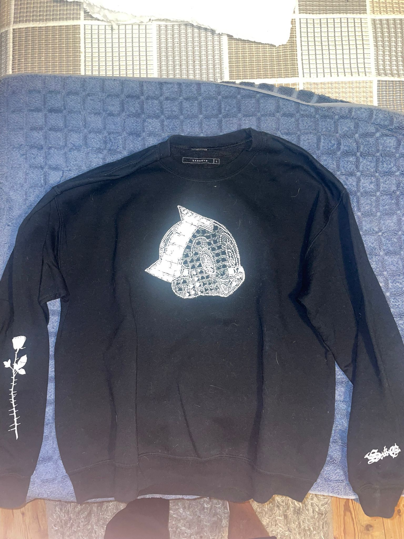 Drain Gang Sad Boys Yung Lean Astroboy Sweatshirt Black