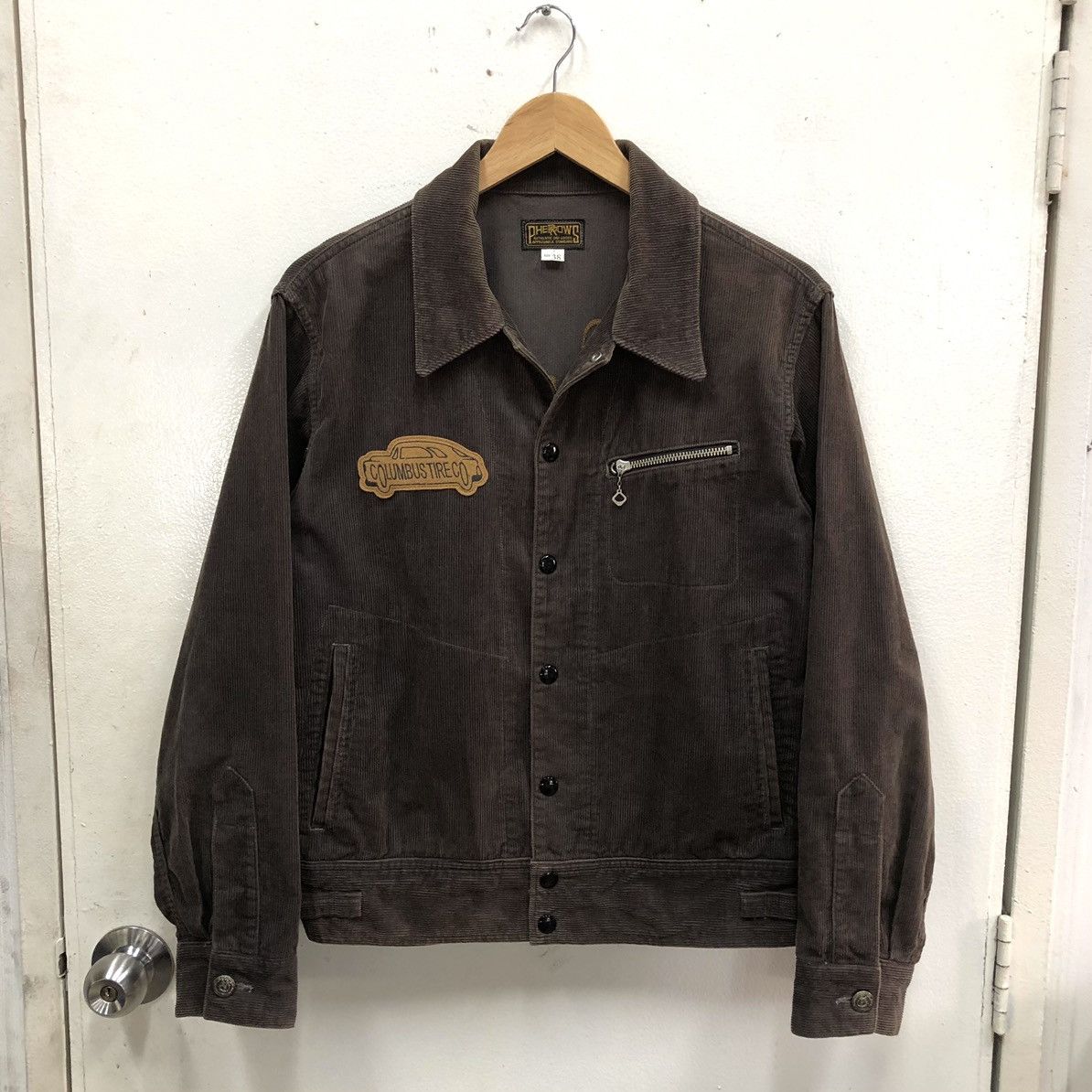 Vintage PHERROW 13W-PEJ Fellows Corduroy Burgundy Snap Button Jacket Size US M / EU 48-50 / 2 - 3 Thumbnail