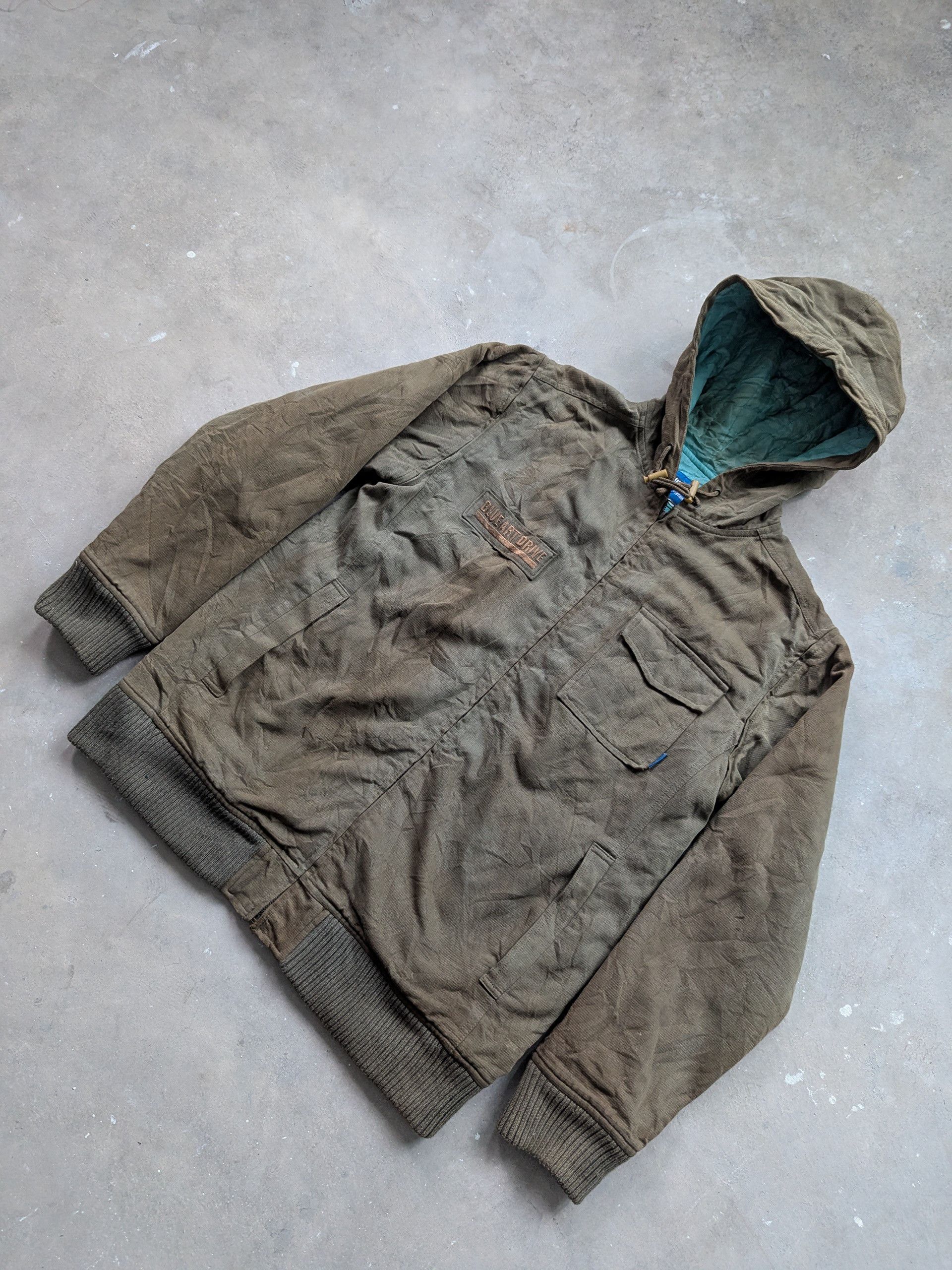 Japanese Brand × Vintage Vintage 1990s Surf Clothing Japan Hoodie Jacket Sleeveless Size US L / EU 52-54 / 3 - 2 Thumbnail