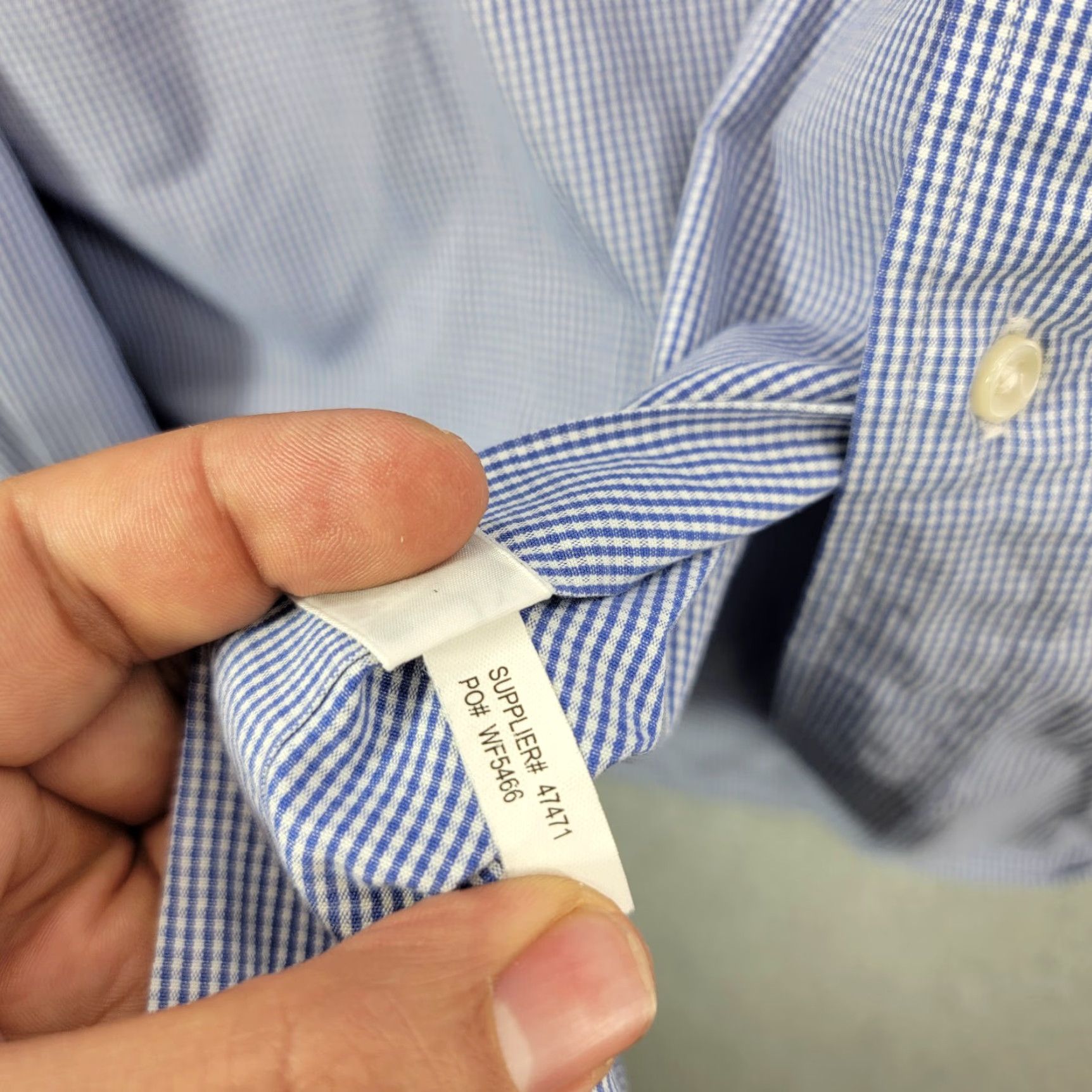 Polo Ralph Lauren Polo Ralph Lauren Shirt Men's XL Button-Down Long Sleeve Blue White Check graham pony Size US XL / EU 56 / 4 - 5 Thumbnail