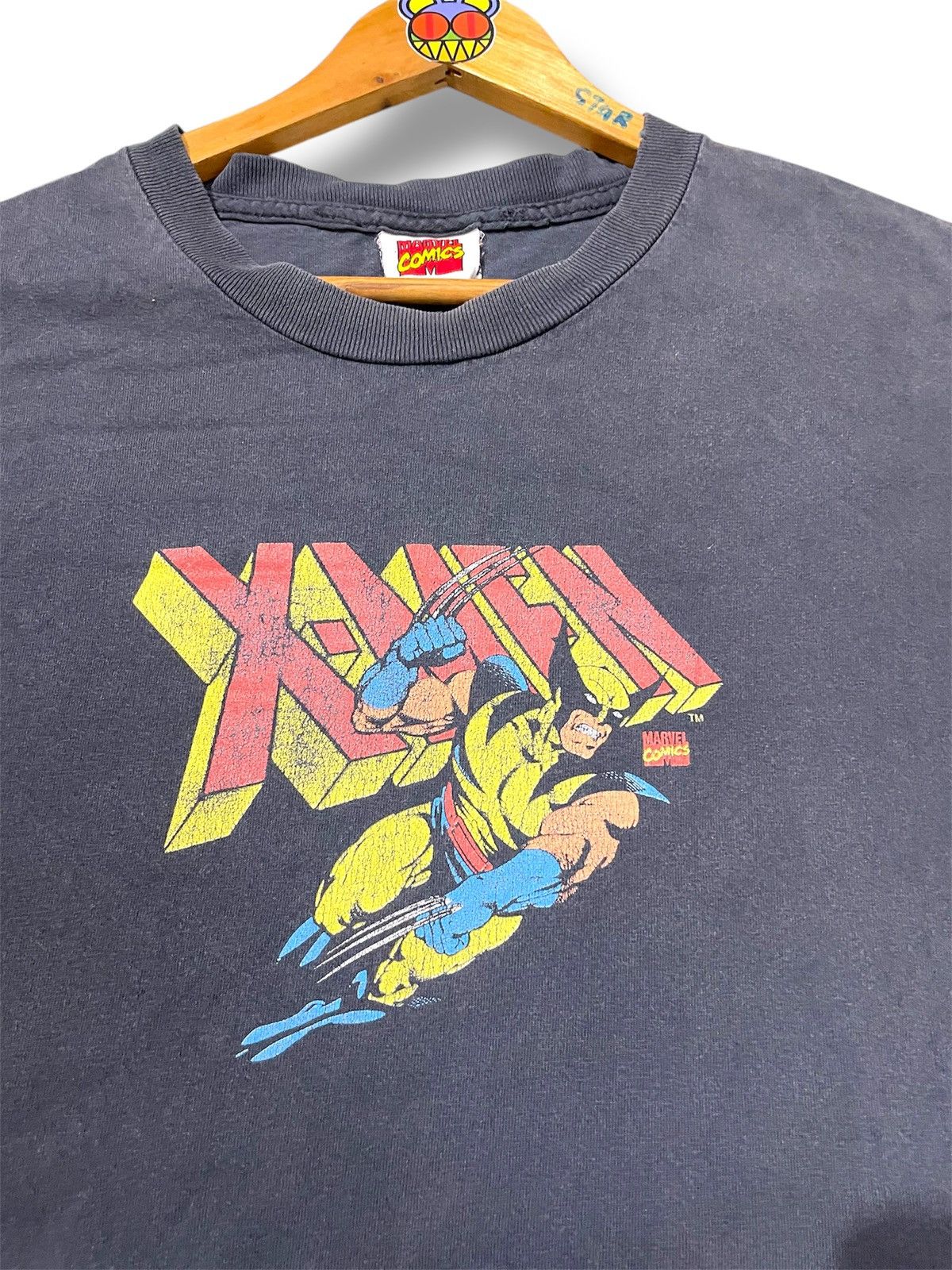 Marvel Comics × Vintage × Wolverine Vintage 00’s X-Men Wolverine Faded T-Shirt Size US L / EU 52-54 / 3 - 5 Thumbnail