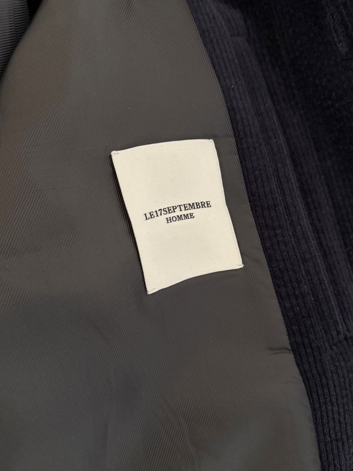 LE17SEPTEMBRE Le17Septembre Corduroy Cotton Jacket Navy Size US M / EU 48-50 / 2 - 5 Thumbnail
