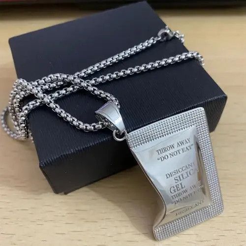Jewelry Titanium Steel Silica Gel Necklace - Unique Pendant Size ONE SIZE - 2 Thumbnail