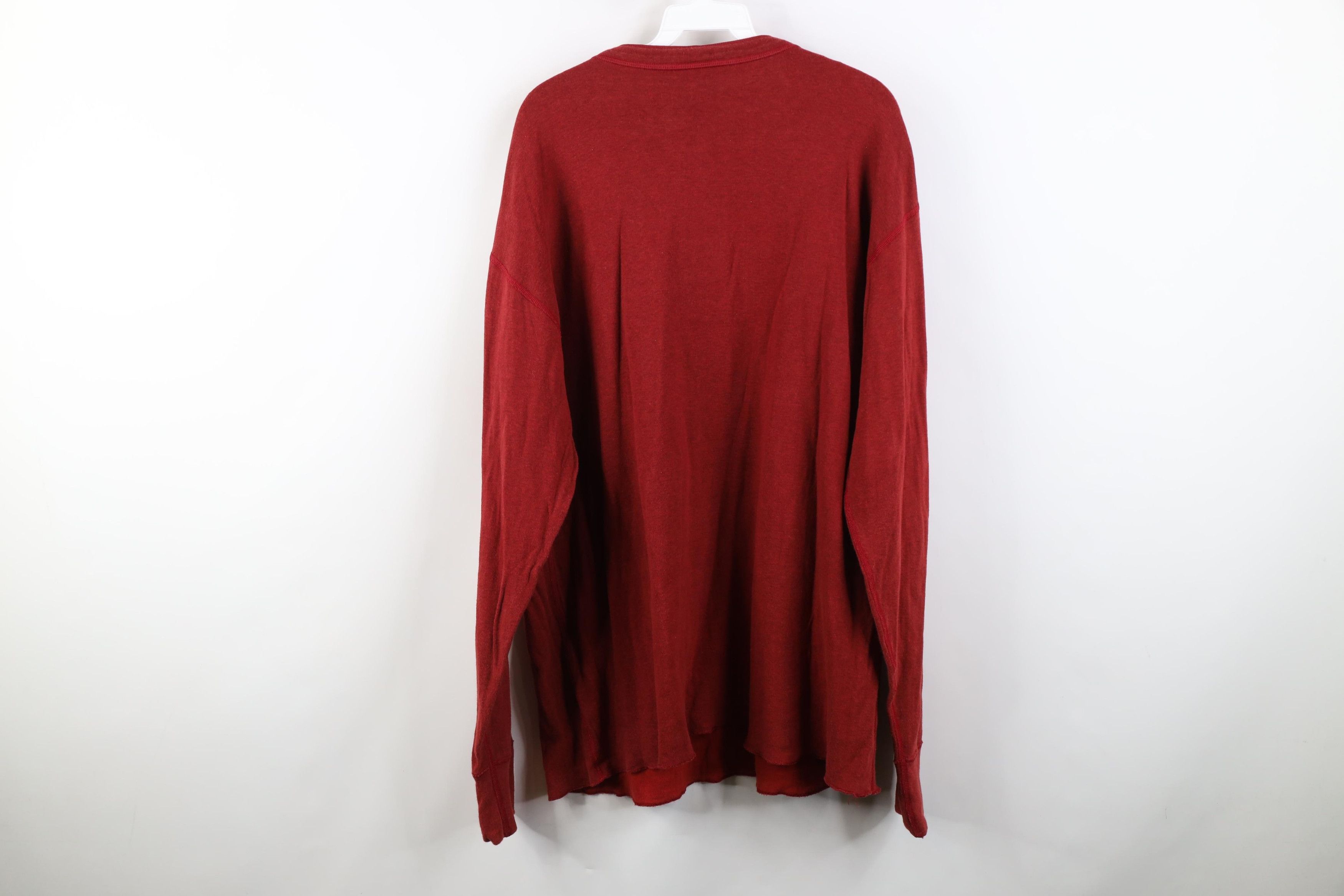 L.L. Bean Vintage 90s LL Bean Rivers Driver Henley Long Sleeve T-Shirt Size US XL / EU 56 / 4 - 10 Thumbnail