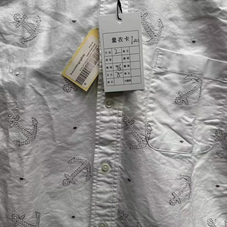 Thom Browne Thom Browne Ship anchor shirt Size US M / EU 48-50 / 2 - 3 Thumbnail