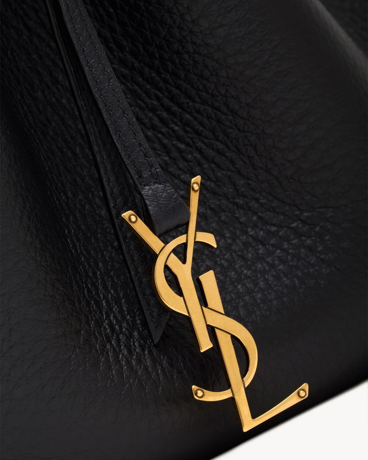 Saint Laurent Paris o1s1wg111125 Paris Vii Small Hobo Bag in Grained Leather Size ONE SIZE - 6 Thumbnail
