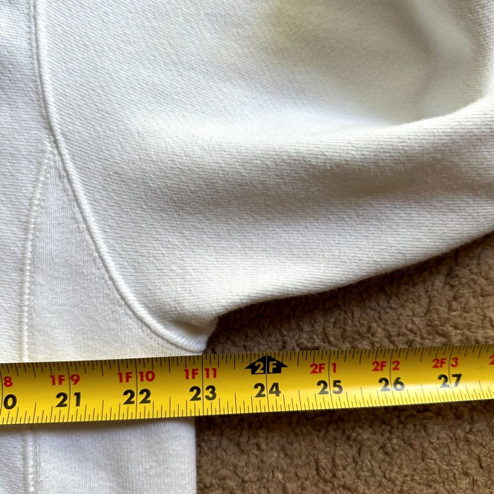 Champion Champion Sweatshirt Mens Medium Reverse Weave White Pockets Spooky Sports 90s Size US M / EU 48-50 / 2 - 7 Thumbnail