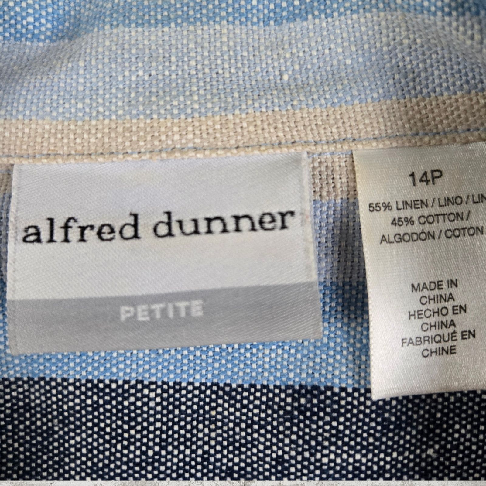 Other Y2K Pastel Rainbow Linen Blend Striped Jacket Size 14P Size XL / US 12-14 / IT 48-50 - 6 Thumbnail