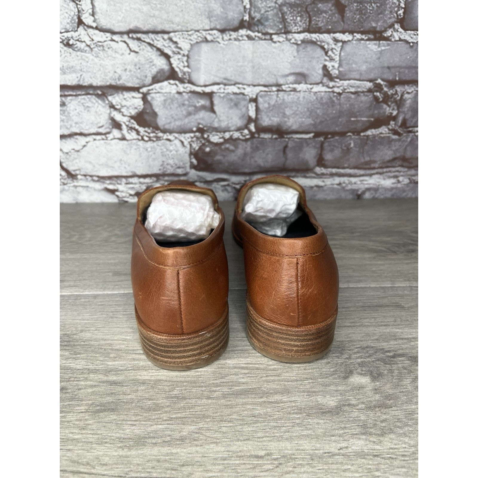 Madewell Madewell Frances Leather Loafers Burnished Mahogany Slip-On Size US 8.5 / IT 38.5 - 12 Thumbnail