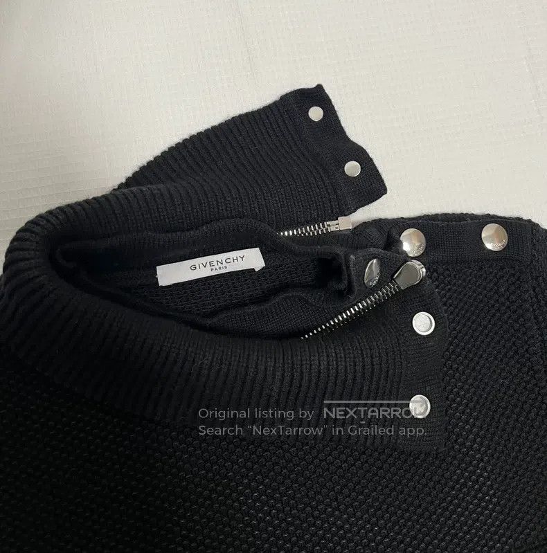 Givenchy Givenchy Zipper Hidden Button Sweater Size US L / EU 52-54 / 3 - 2 Thumbnail