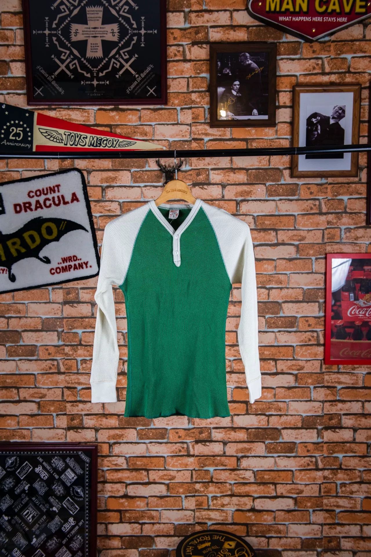 Freewheelers Freewheelers V-Neck Waffle Knit Size US S / EU 44-46 / 1 - 1 Thumbnail