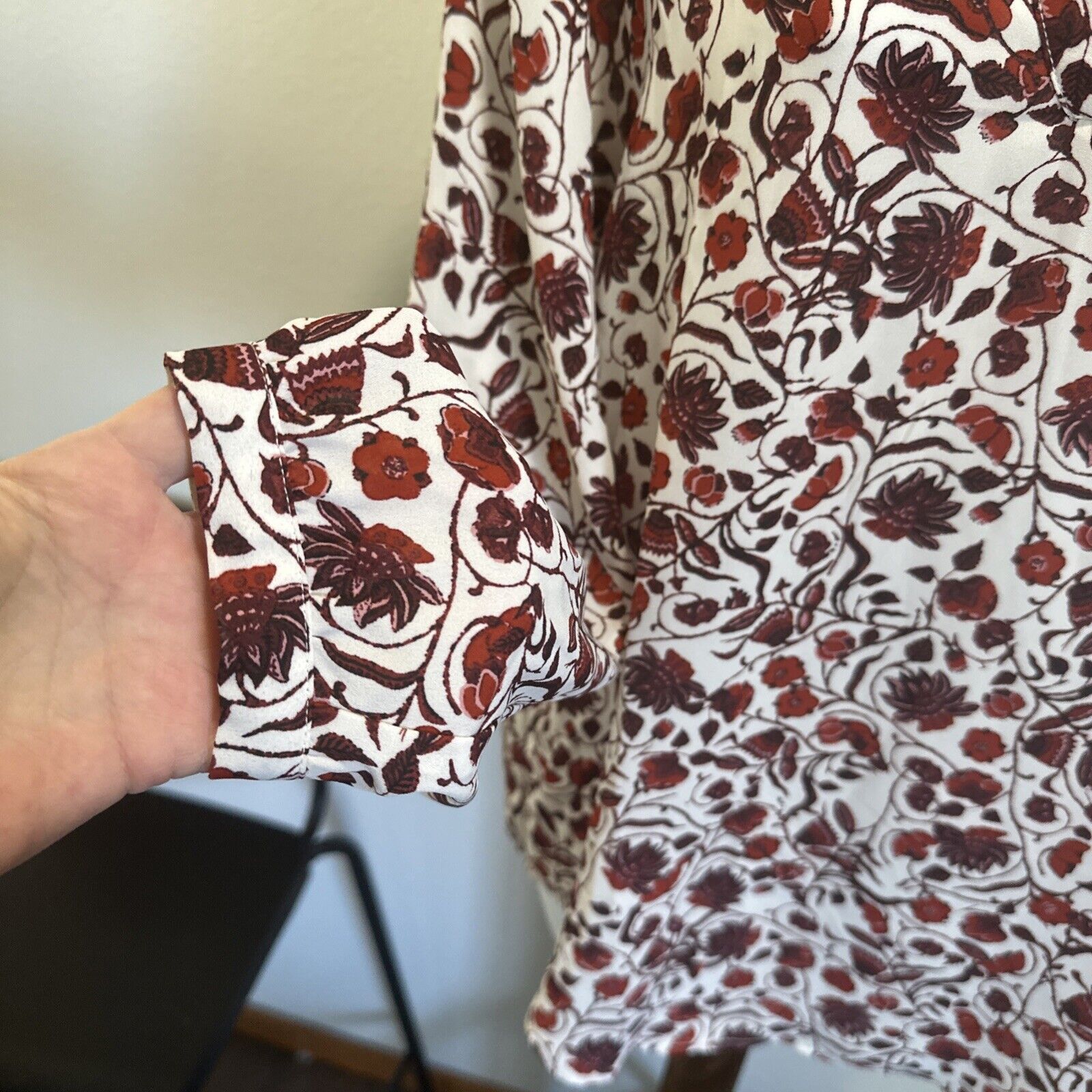 Adrianna Papell Adrianna Papell Boho Style Floral Blouse M Size M / US 6-8 / IT 42-44 - 3 Thumbnail