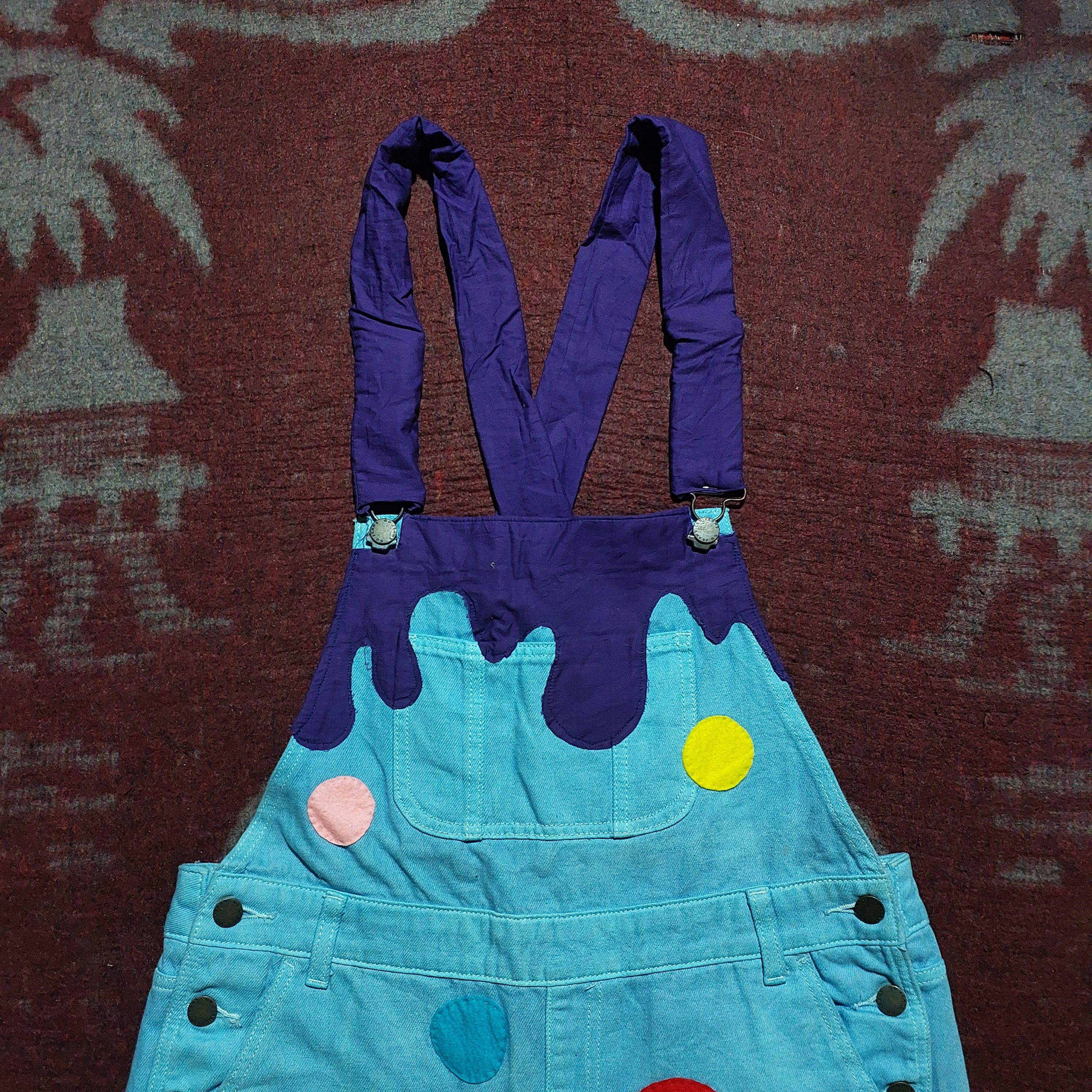GU × Japanese Brand GU polcadot multicolour shorts jumsuits Size 34" / US 12 / IT 48 - 2 Thumbnail
