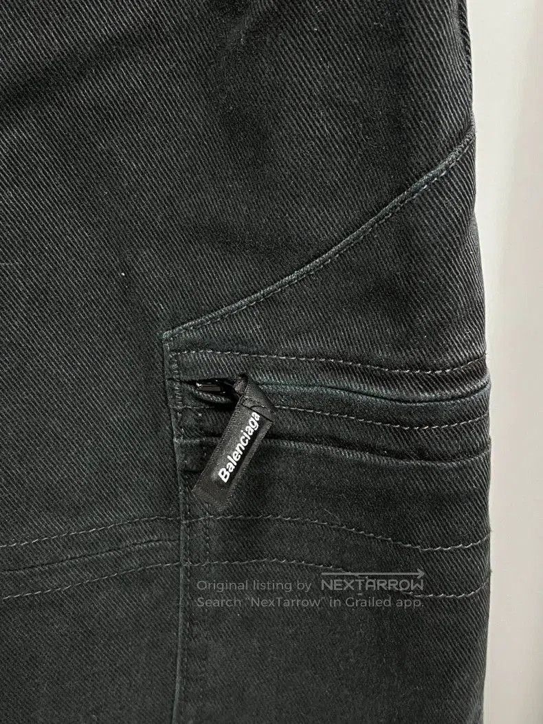Balenciaga Balenciaga Black Cargo Utility Pants. Size US 28 / EU 44 - 3 Thumbnail